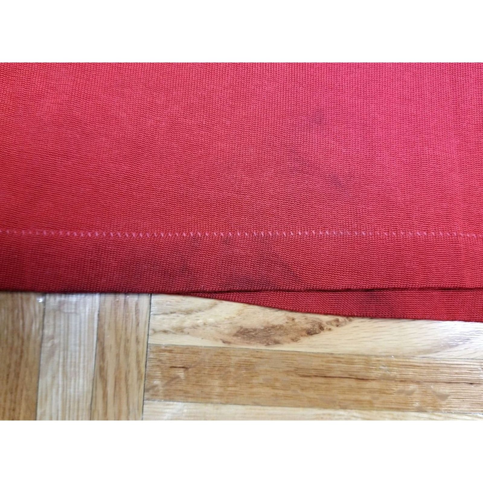 Champion VINTAGE Champion Runner Tag Hanover Patch Rayon Basketball Jersey SZ 40 Men Red T-Shirt 50's USA Band Retro Rock Tropical Polyester Cotton Size US L / EU 52-54 / 3 - 4 Thumbnail