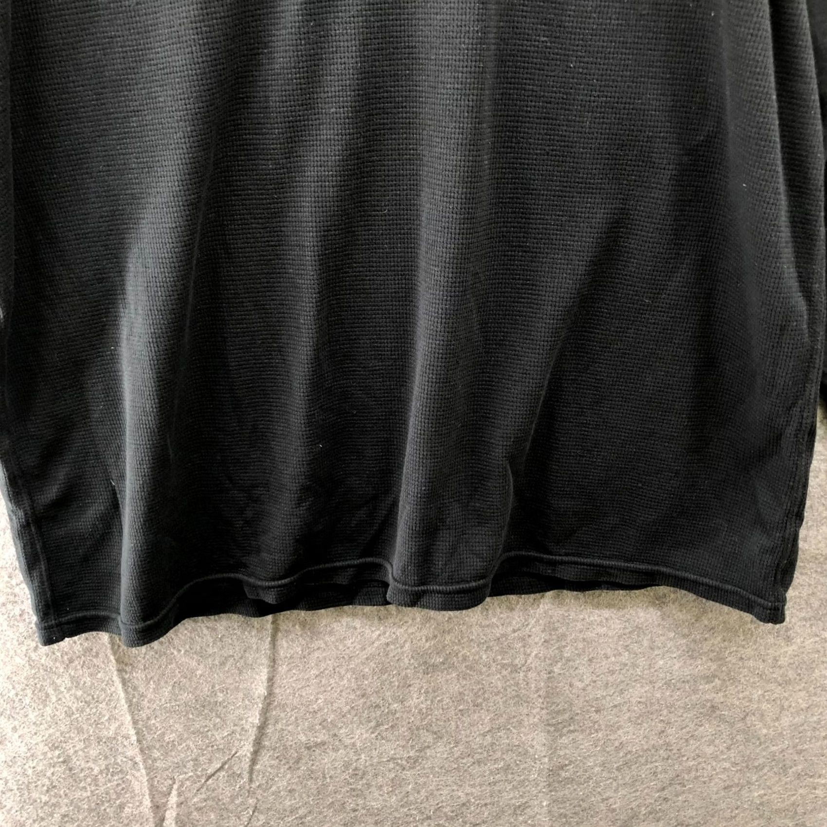 Polo Ralph Lauren Polo Ralph Lauren Black Waffle Knit Long Sleeve T Shirt Mens 2XL Crewneck Red Pony Size US XXL / EU 58 / 5 - 4 Thumbnail