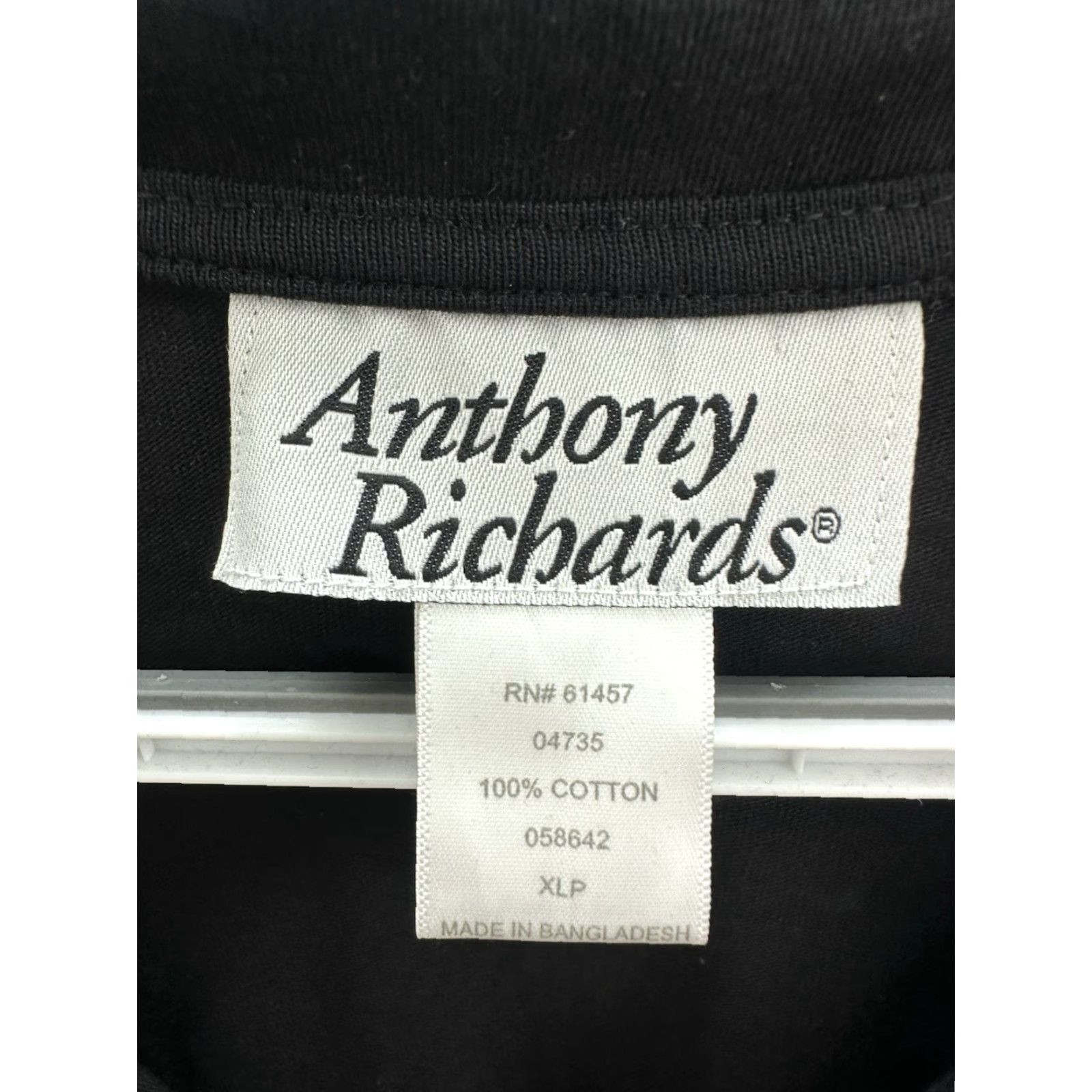 Vintage Anthony Richards Womens Two-Piece Contrast Stripe Black Pantset Petite XL Set Jacket Pants Casual Activewear 90s Womens Size 40" / US 18 - 4 Thumbnail