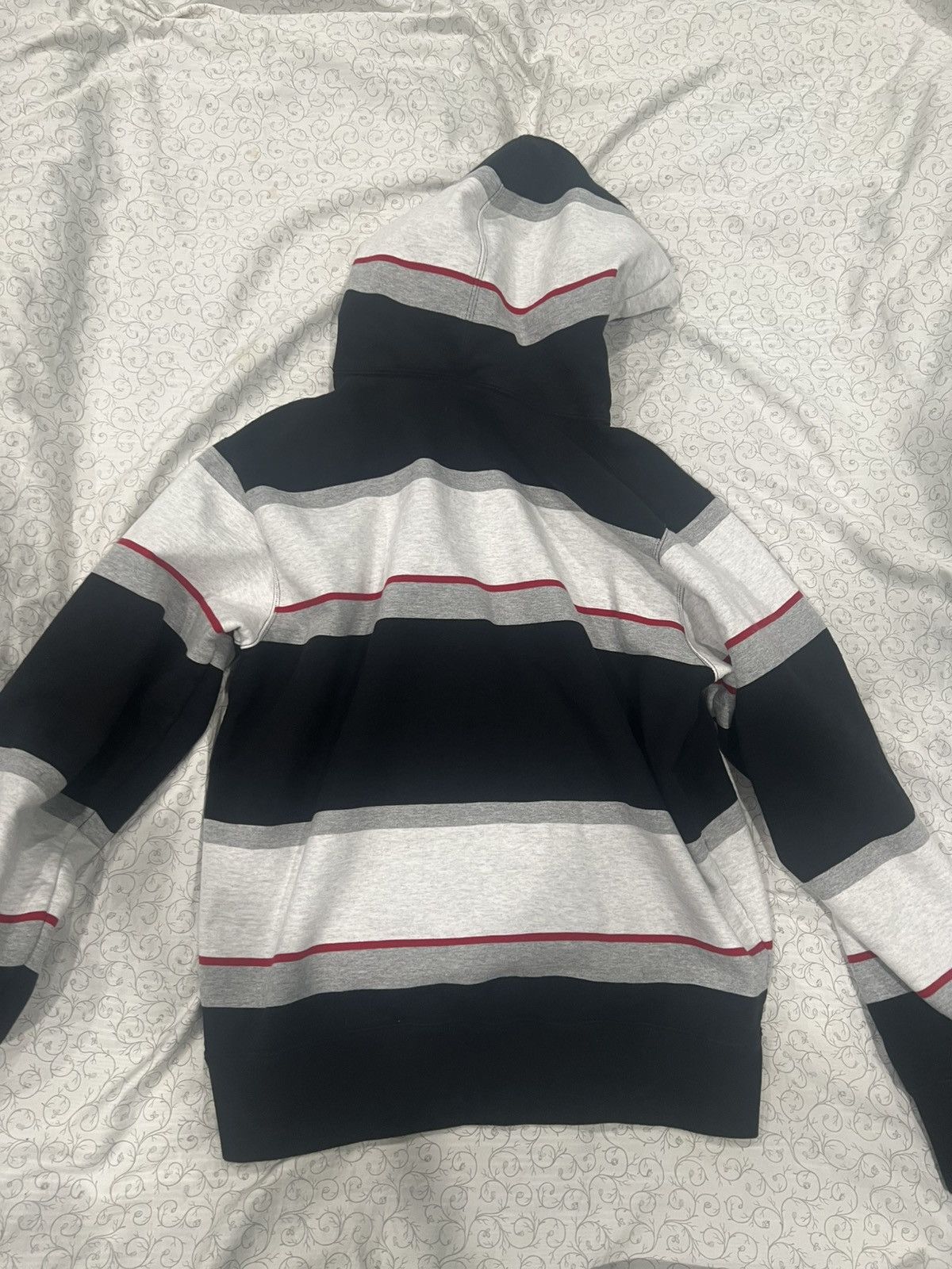 Supreme Supreme striped hooded sweatshirt Size US M / EU 48-50 / 2 - 2 Thumbnail