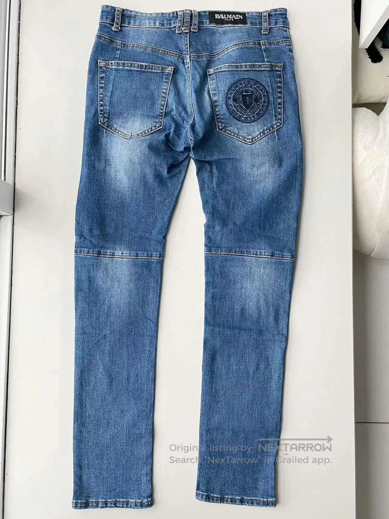 Balmain Balmain Distressed Motorcycle Denim Pants. Size US 32 / EU 48 - 6 Thumbnail