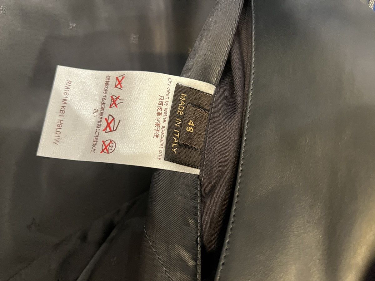 Louis Vuitton Louis Vuitton Men’s Leather Racer Jacket size 48 Size US M / EU 48-50 / 2 - 11 Thumbnail