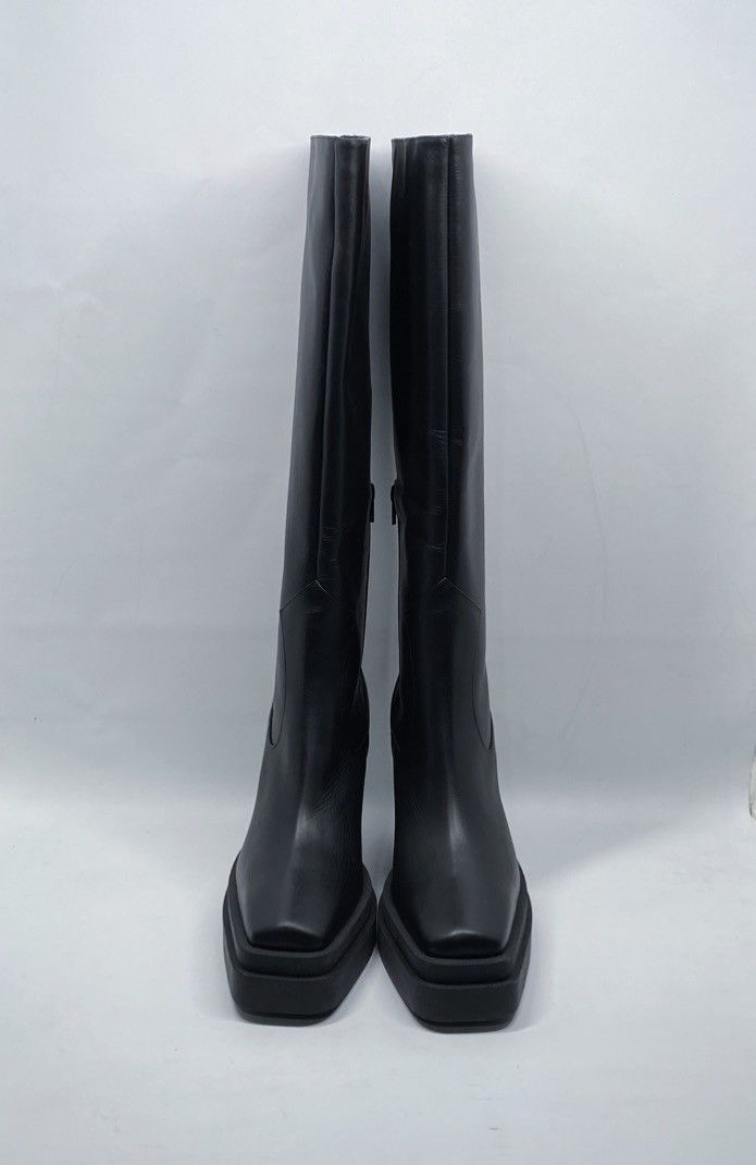 GIA BORGHINI Gia Borghini Texan Leather Platform Knee-High Boots size 41 Size US 11 / IT 41 - 2 Thumbnail