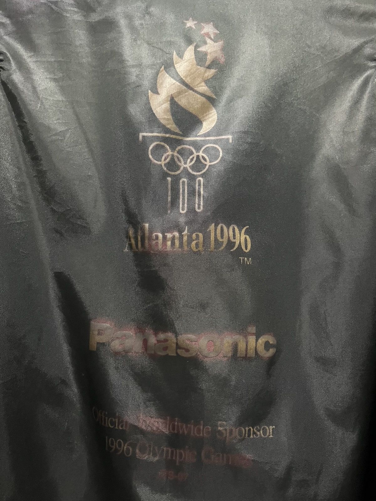 USA Olympics Vintage Atlanta 1996 Official Sponsor Bomber Jacket Size US L / EU 52-54 / 3 - 7 Thumbnail