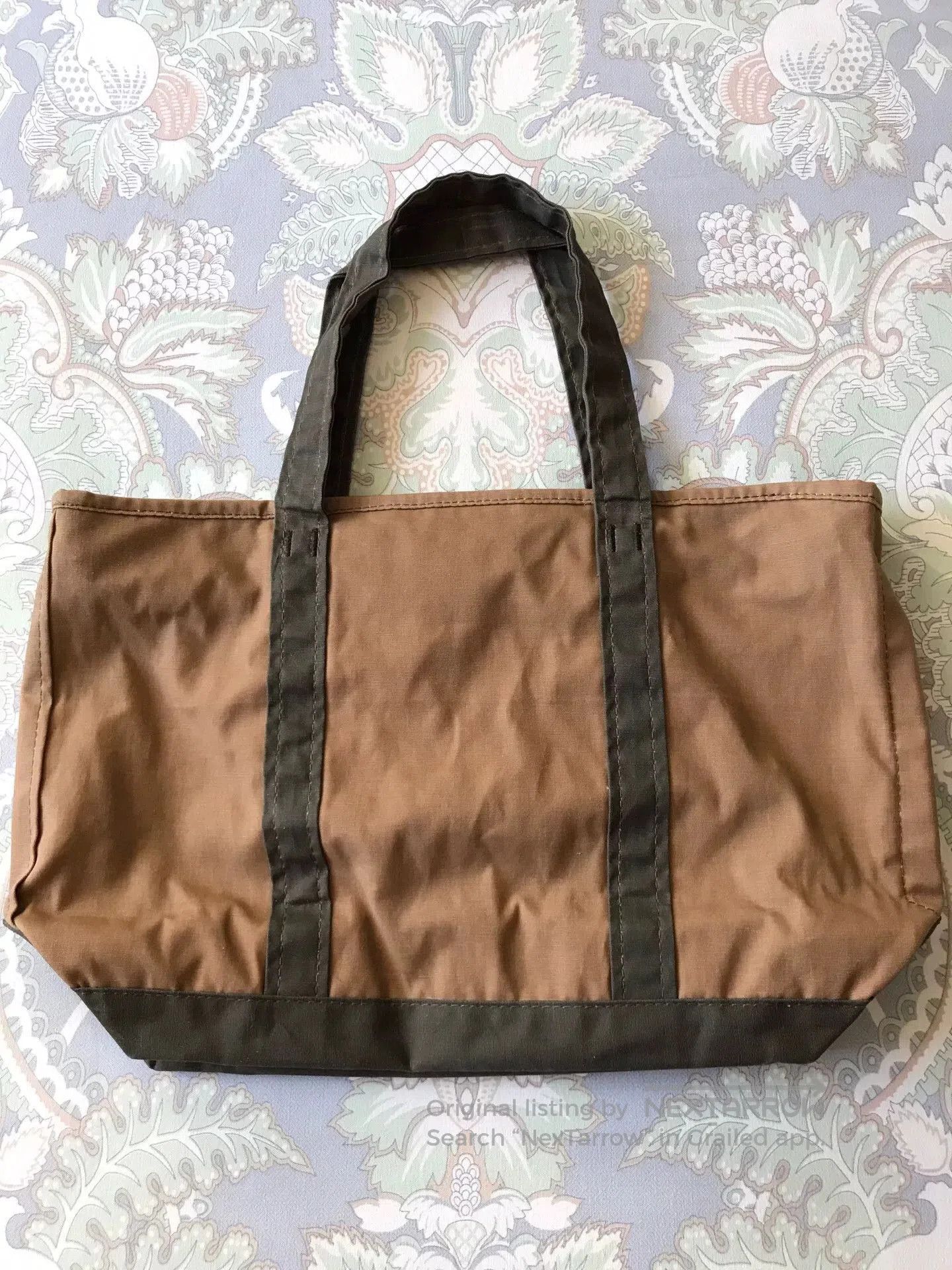 L.L. Bean L.L.Bean Waxed Canvas Vintage Tote. Size ONE SIZE - 2 Thumbnail