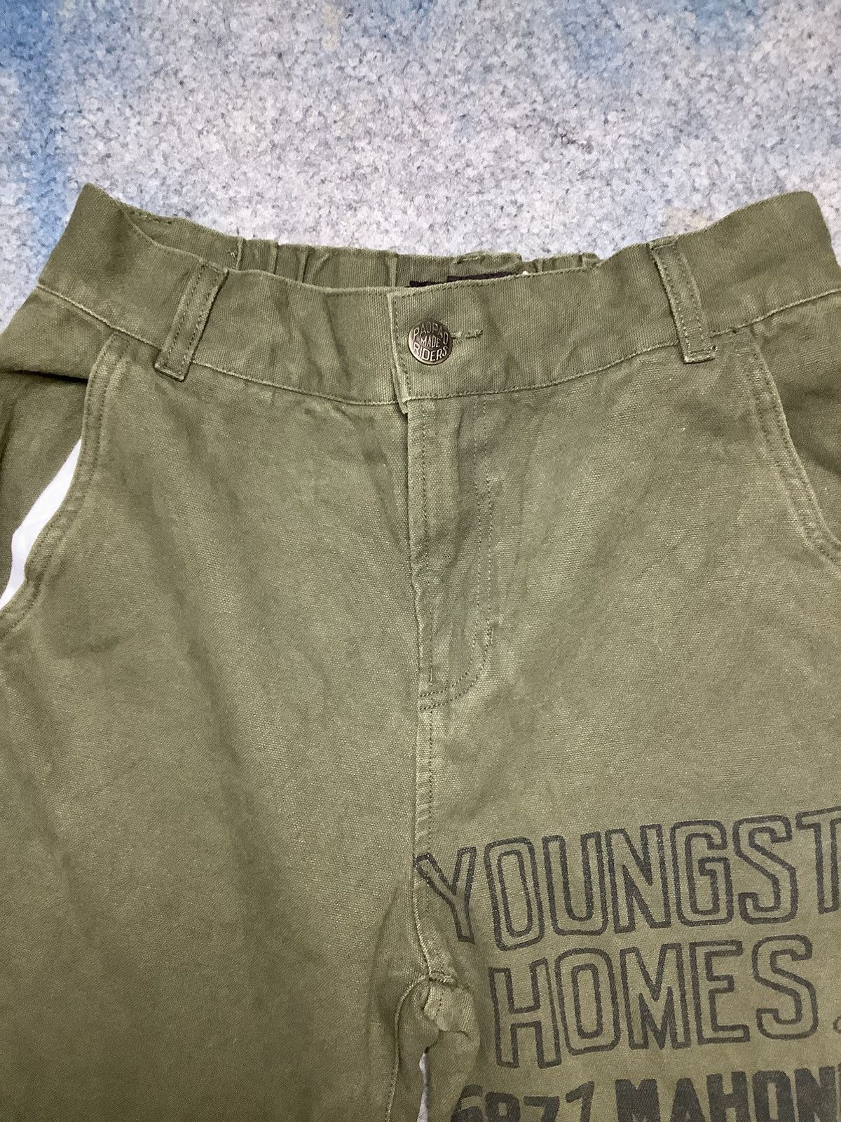 If Six Was Nine × Japanese Brand Paopao Y2K Fatigue Pants Like If6w9 LGB Size US 29 - 2 Thumbnail