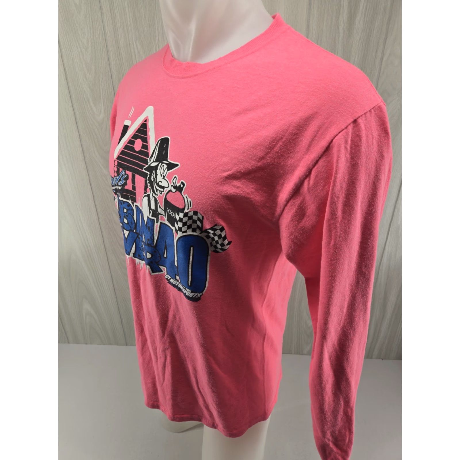 Vintage VINTAGE Boyds Speedway Ringgold Ga Cabin Fever 40 Pink L/S Shirt Size Medium Size M / US 6-8 / IT 42-44 - 5 Thumbnail