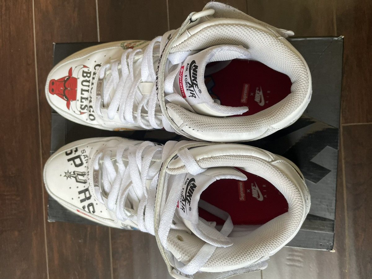 Nike × Supreme Nike Supreme X Nba X Airforce 1 Mid 07 Size US 10.5 / EU 43-44 - 6 Thumbnail