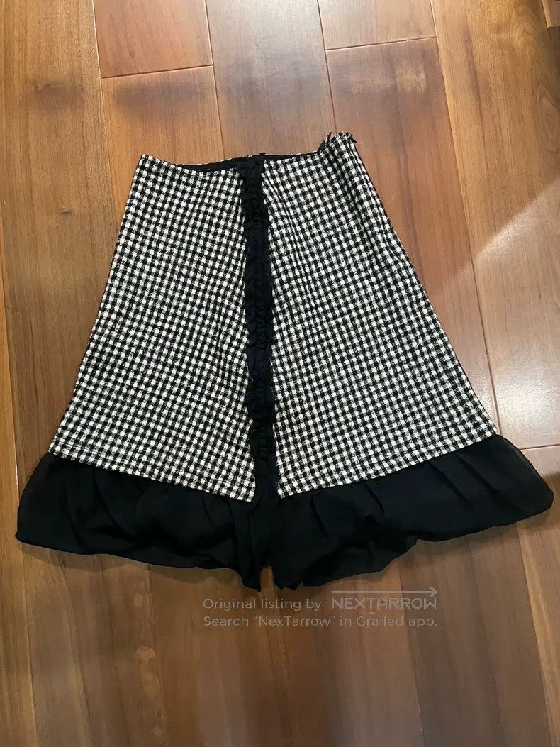 Comme des Garcons Comme Des Garcons size S Rare wool and silk blend patchwor Size 25" / US 0 / IT 36 - 8 Thumbnail