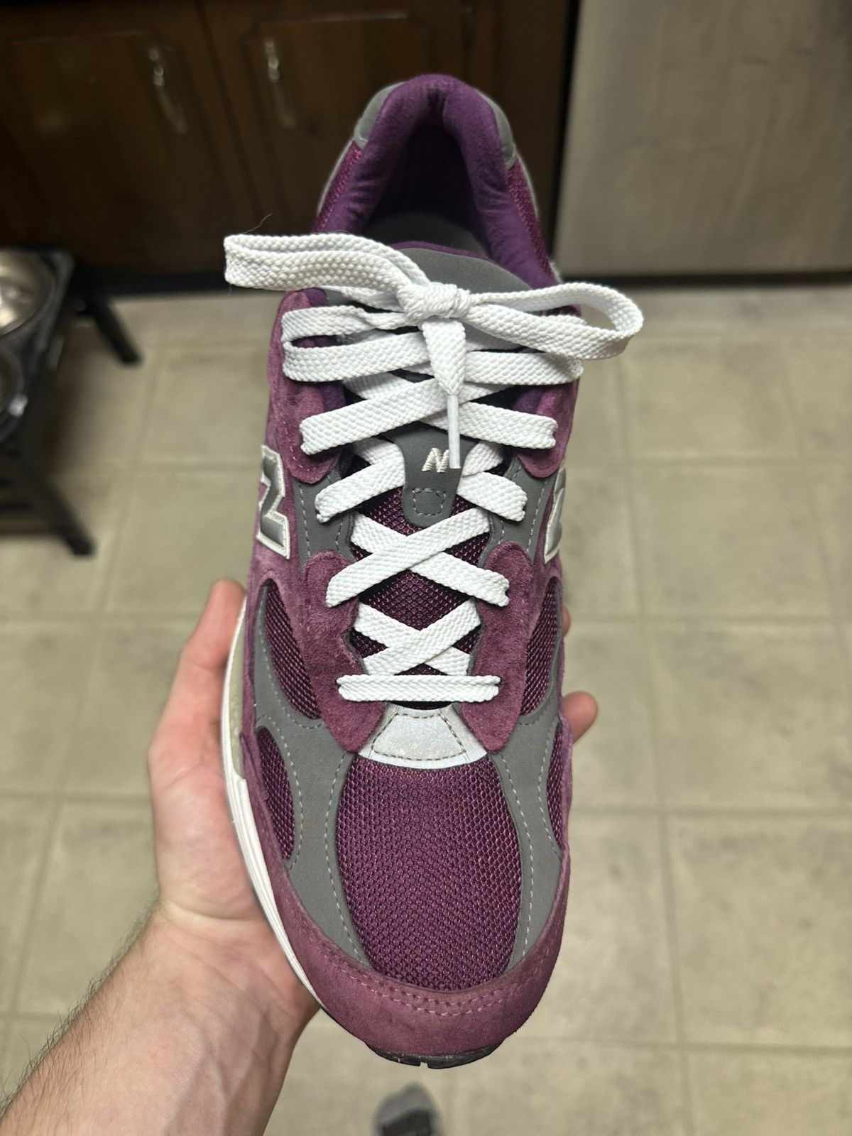 New Balance New Balance 992 Purple/Grey Size US 11 / EU 44 - 9 Thumbnail