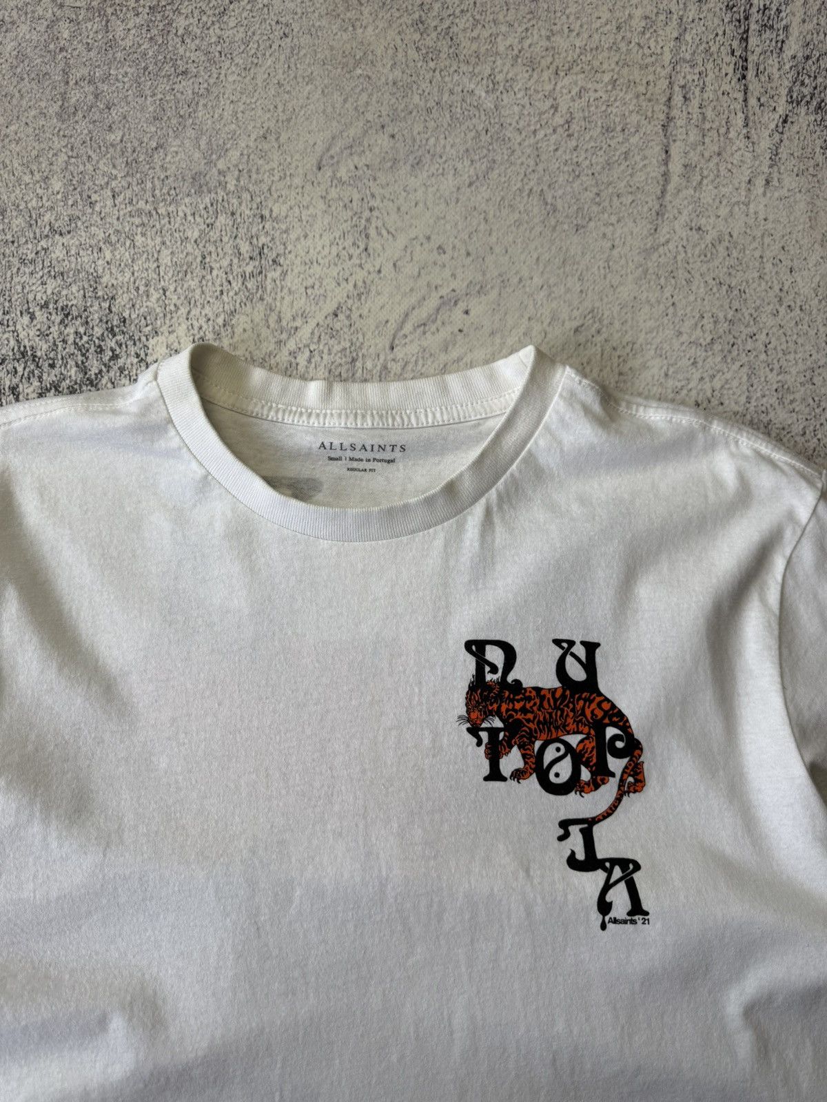 Allsaints Mens Allsaints Tiger T Shirt Size US S / EU 44-46 / 1 - 8 Thumbnail