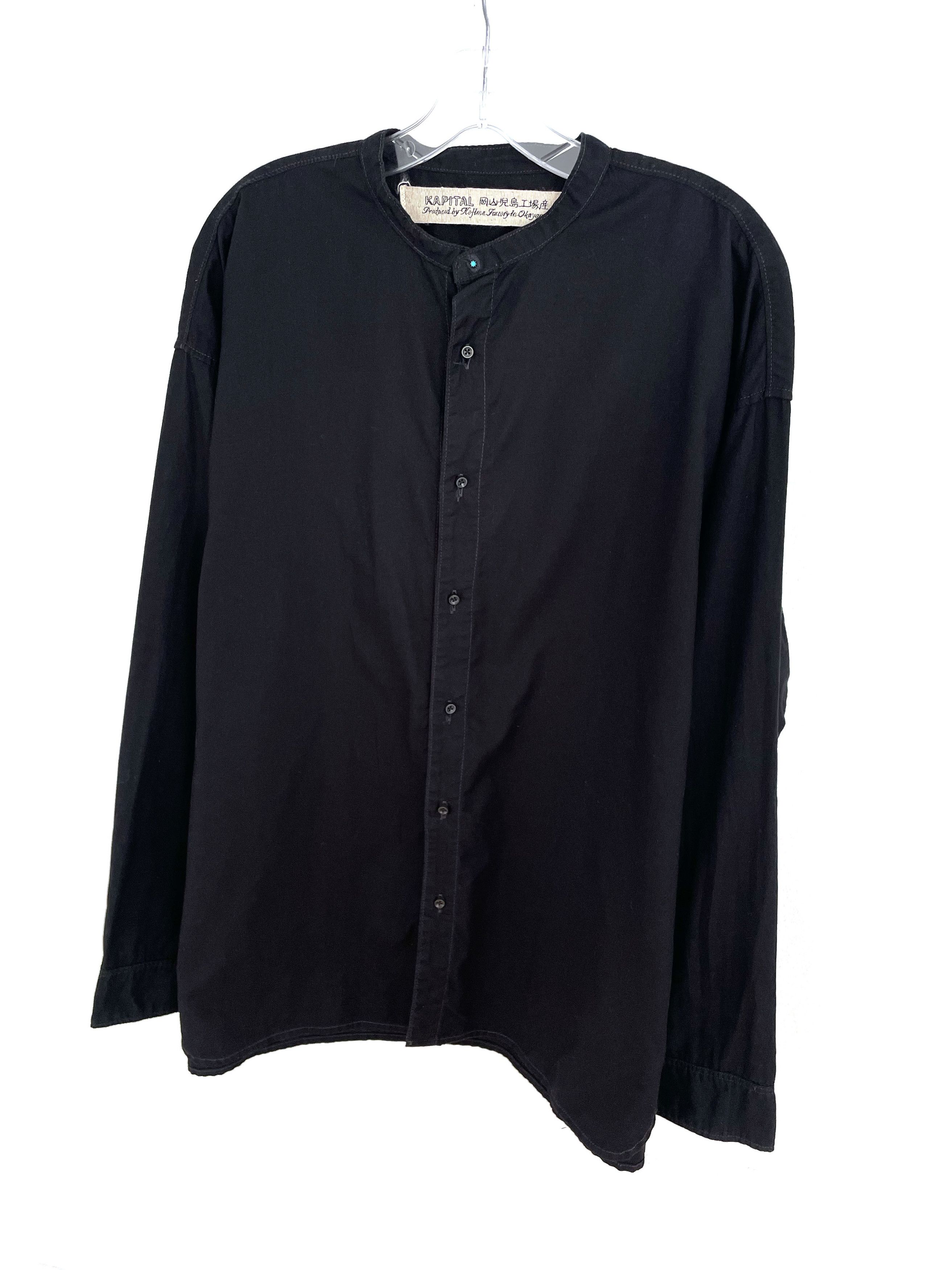Kapital Blue Accent Button Shirt Size US XL / EU 56 / 4 - 2 Thumbnail