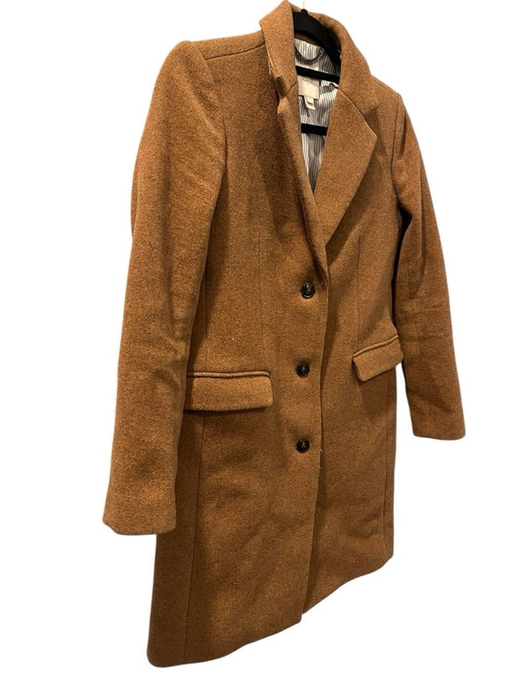 J.Crew J. Crew Wool Size 0 Women's Single Breasted Top Coat Jacket Size S / US 4 / IT 40 - 3 Thumbnail