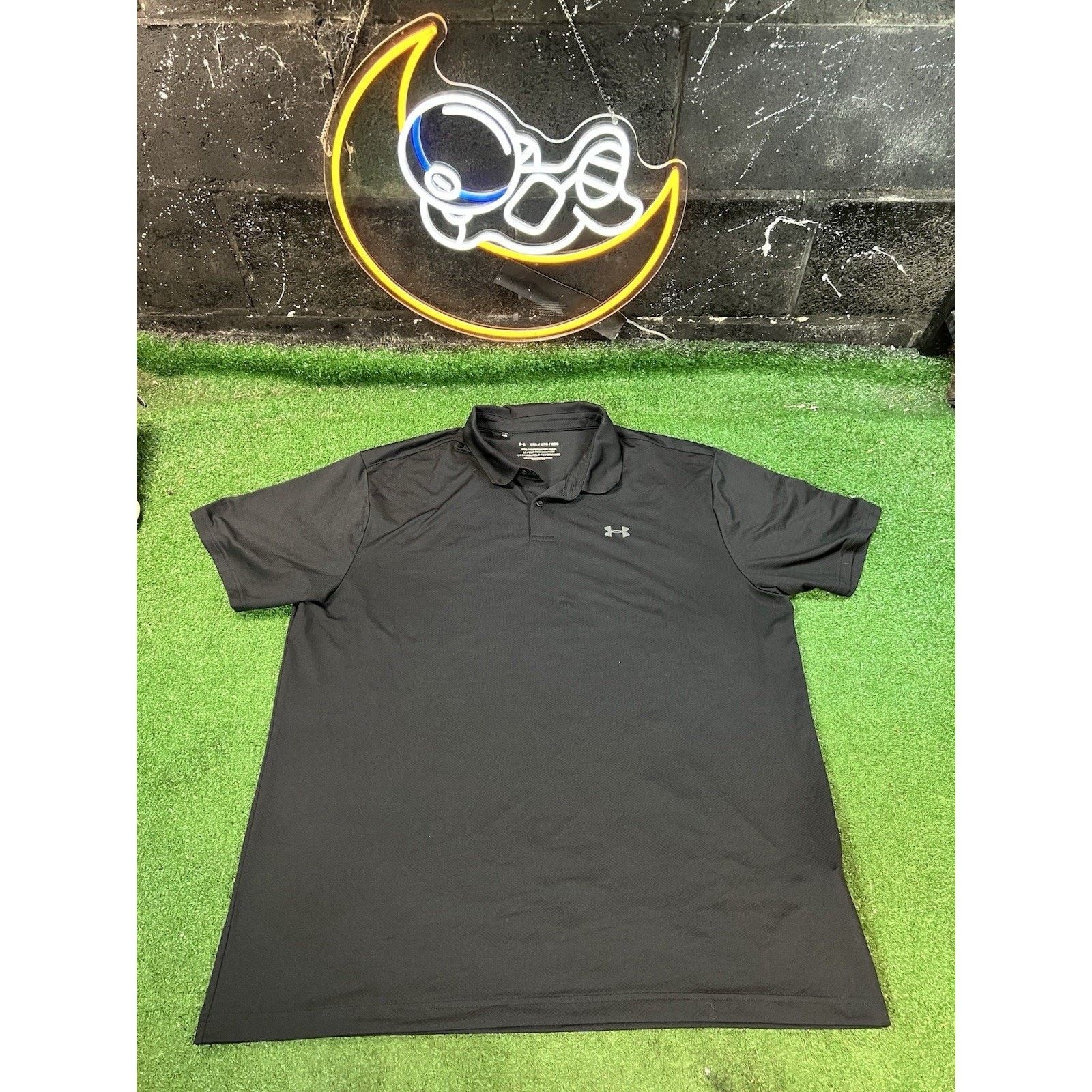 Under Armour Under Armour Polo Shirt Mens 2XL Black Size US XXL / EU 58 / 5 - 1 Thumbnail