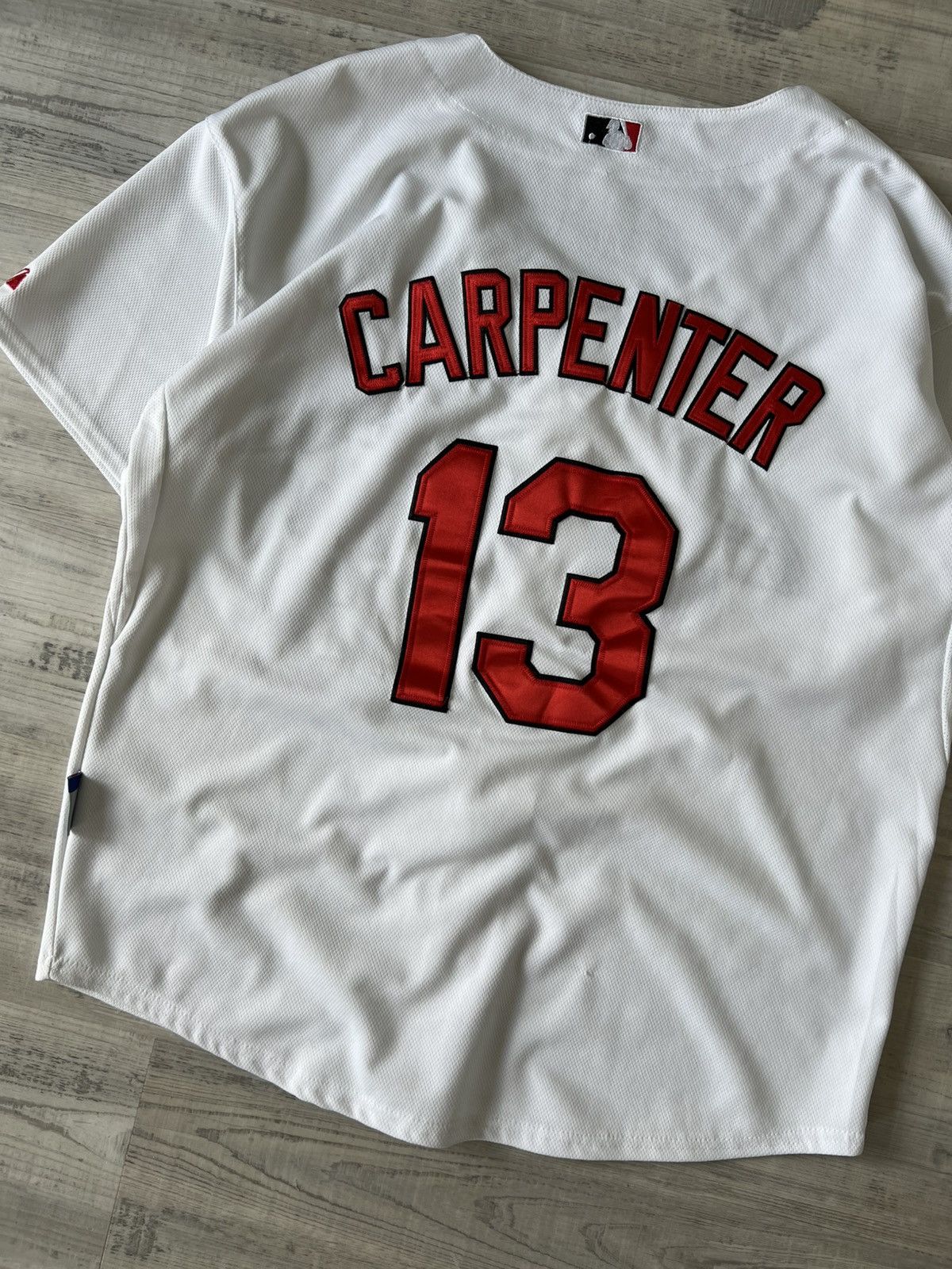 Vintage Vintage MLB St. Louis Cardinals Carpenter Baseball Jersey Size US L / EU 52-54 / 3 - 3 Thumbnail