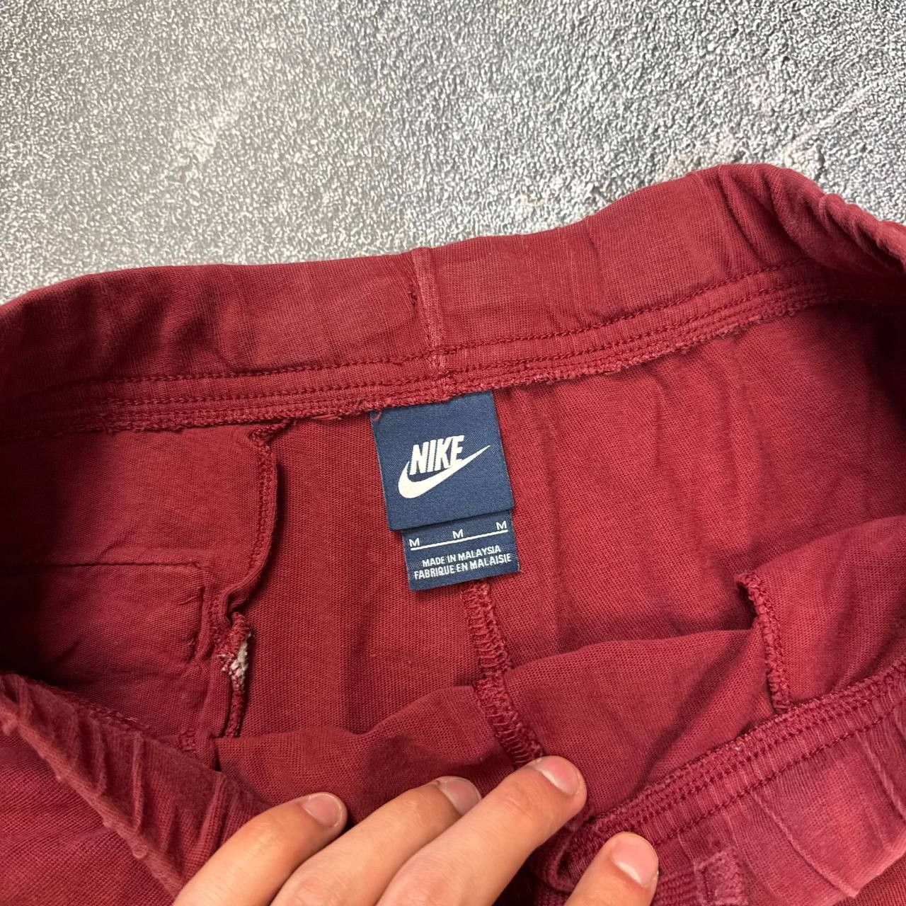 Nike Nike Red Shorts Vintage , Streetwear , Drill Y2k Sk8 Size US 34 / EU 50 - 4 Thumbnail
