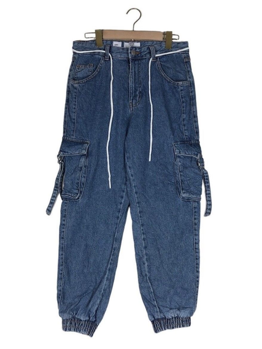 Japanese Brand Parachute Style Cargo Jeans