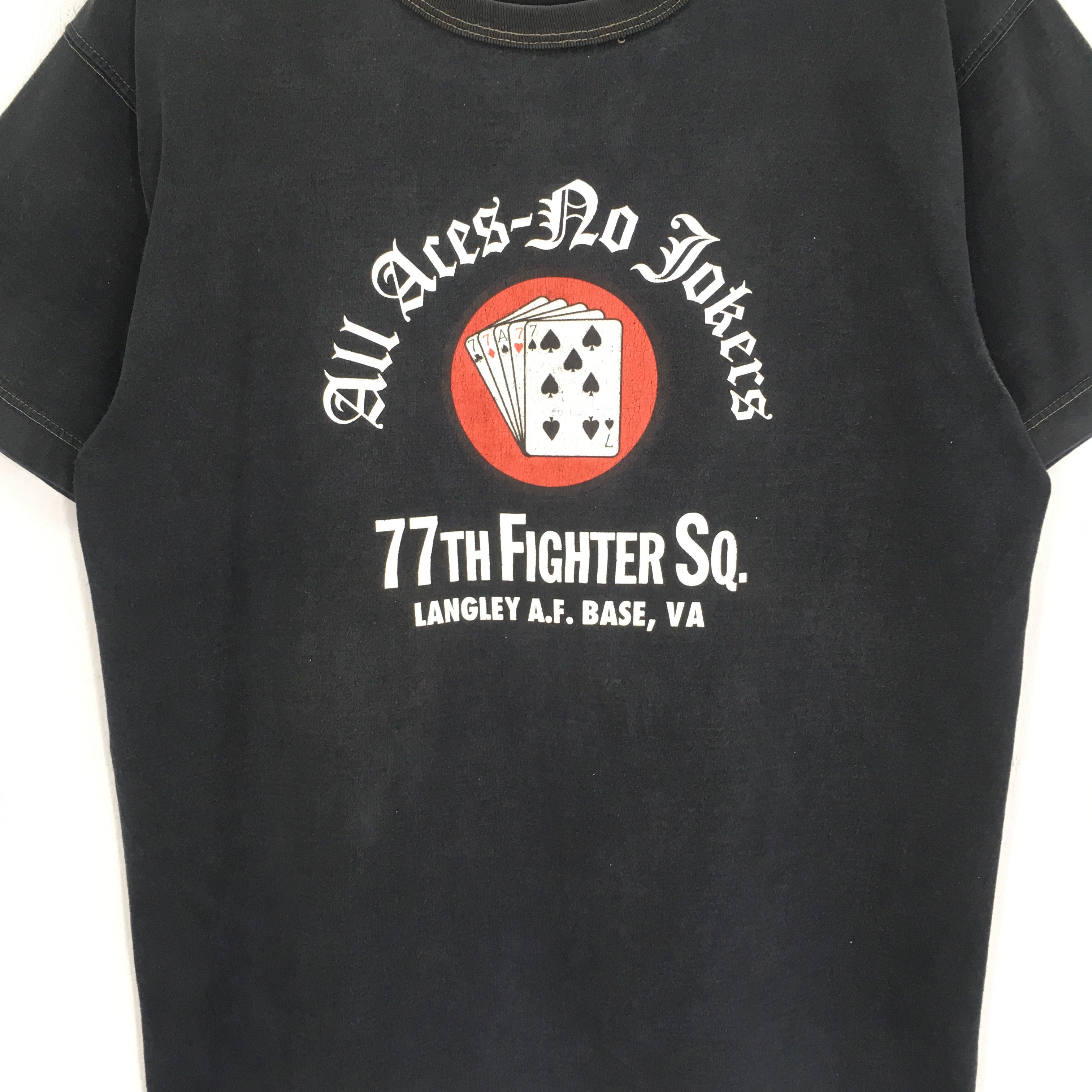 Buzz Rickson's Vintage 90s Buzz Rickson Langley Army Force AF Base Tshirt Size US L / EU 52-54 / 3 - 6 Thumbnail