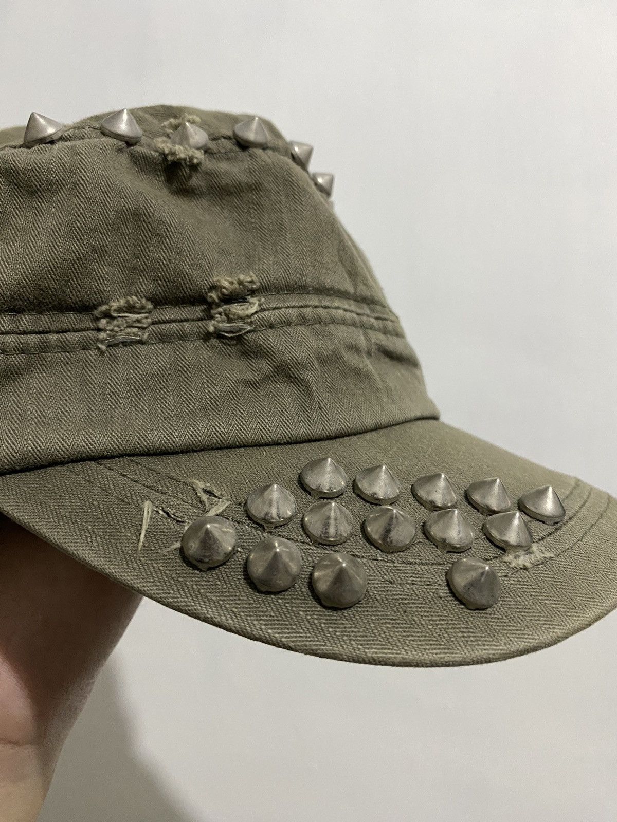 Hysteric Glamour × If Six Was Nine × Japanese Brand Cadet Distressed Spike Hat Size ONE SIZE - 3 Thumbnail