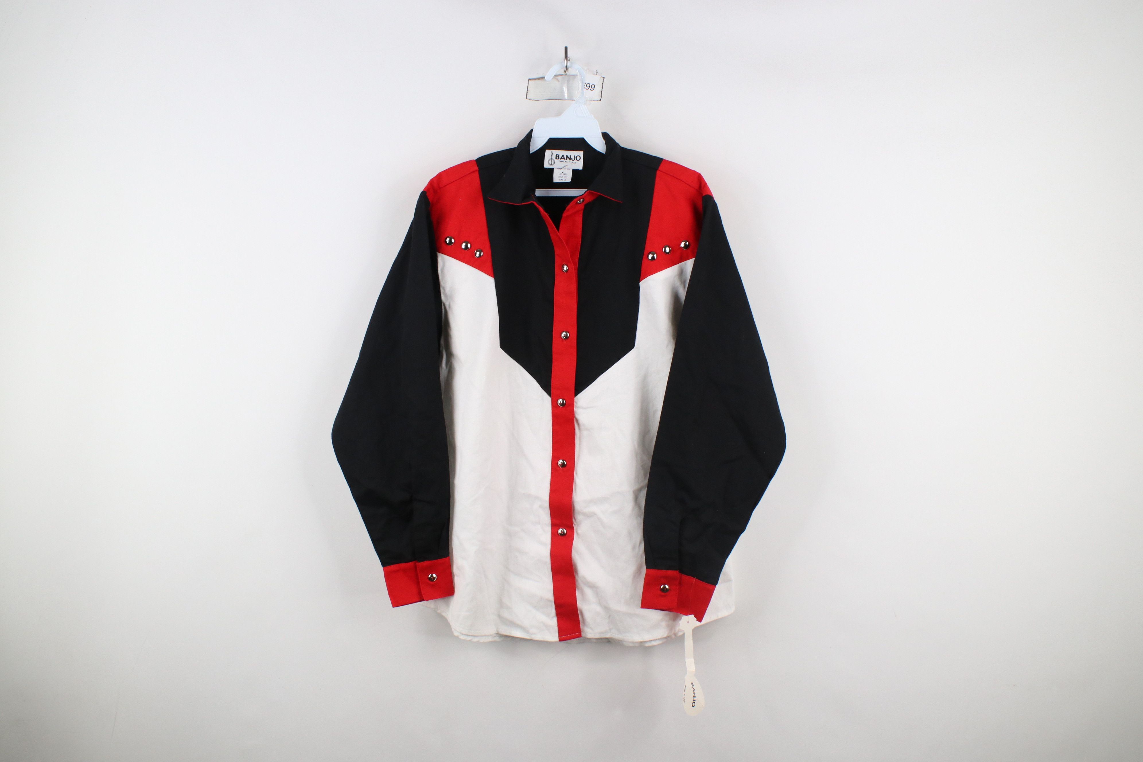 Vintage Deadstock Vintage 90s Rockabilly Rodeo Button Shirt USA Size S / US 4 / IT 40 - 1 Thumbnail