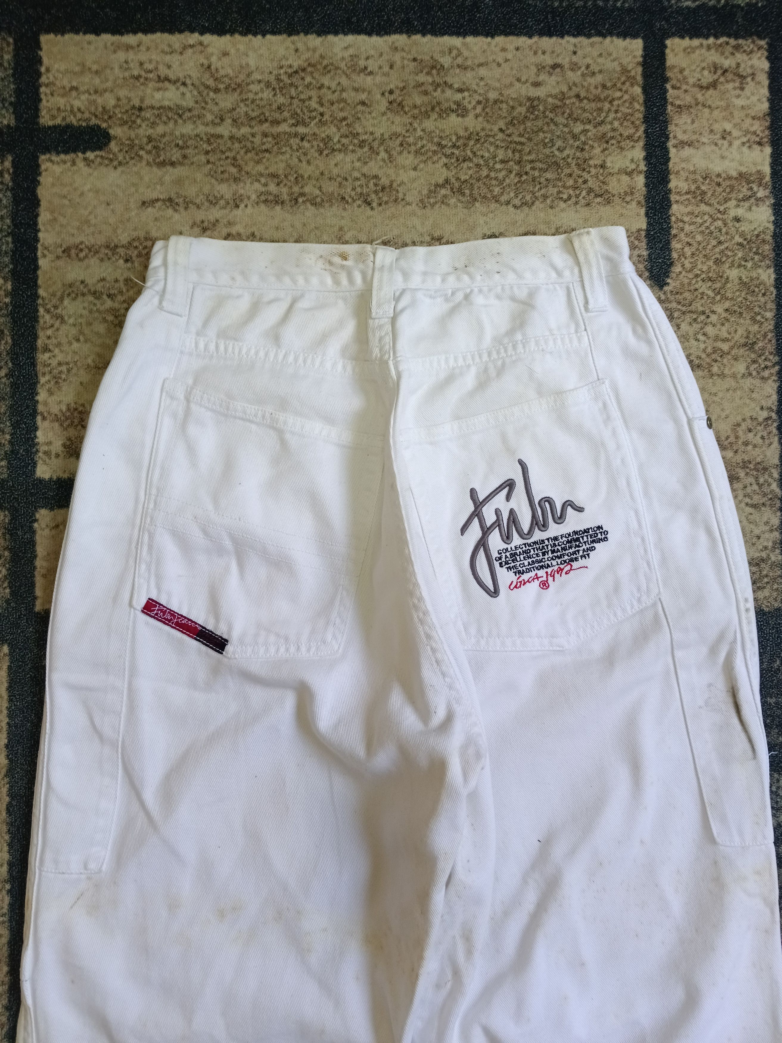 Fubu × Vintage TRENDING WIDE PANTS BAGGY🔥FUBU SICK DENIM PANTS Size US 27 - 5 Thumbnail