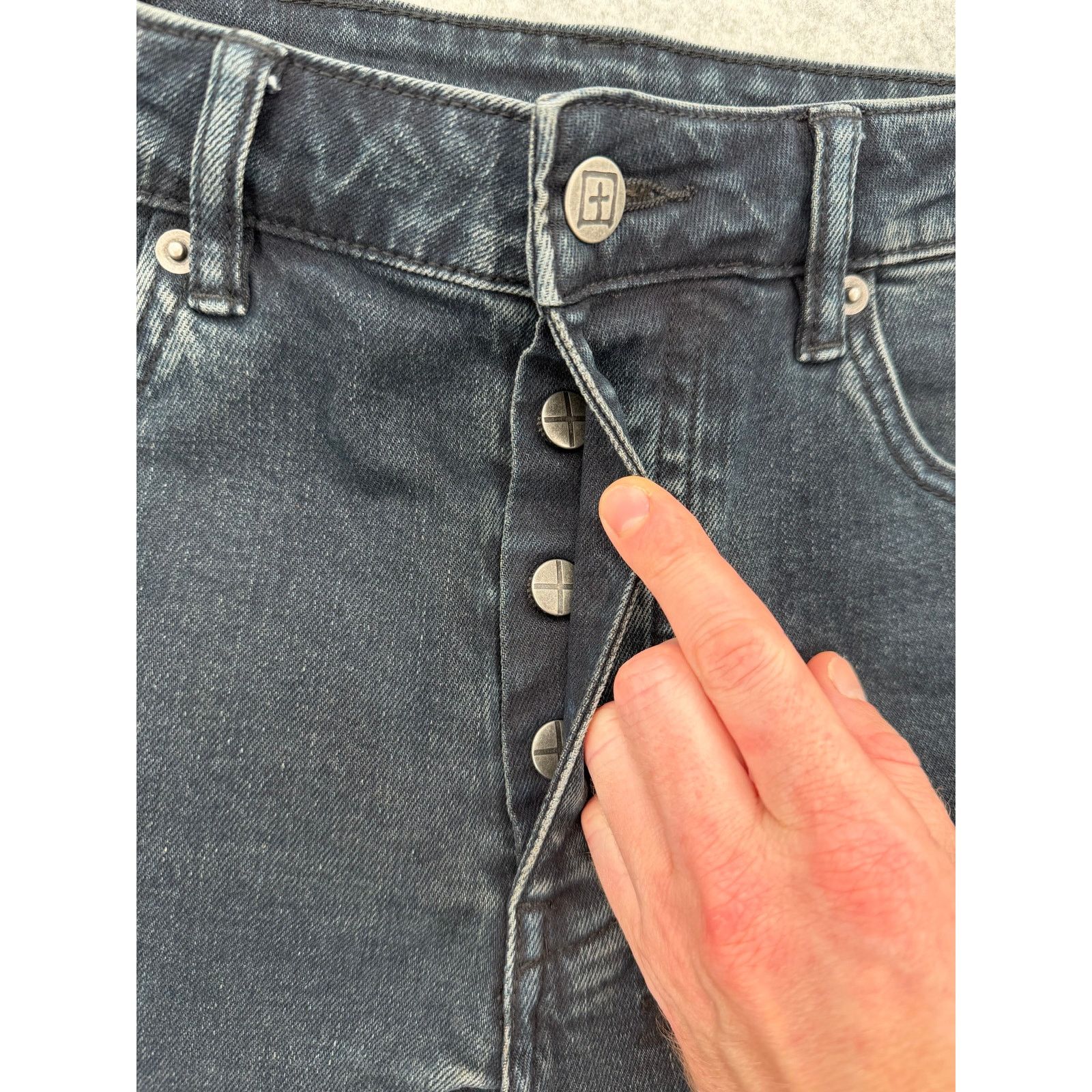 Ksubi Ksubi Chitch Shadow Re-Dye Slash Jeans Size Men's 31 Size US 31 - 3 Thumbnail