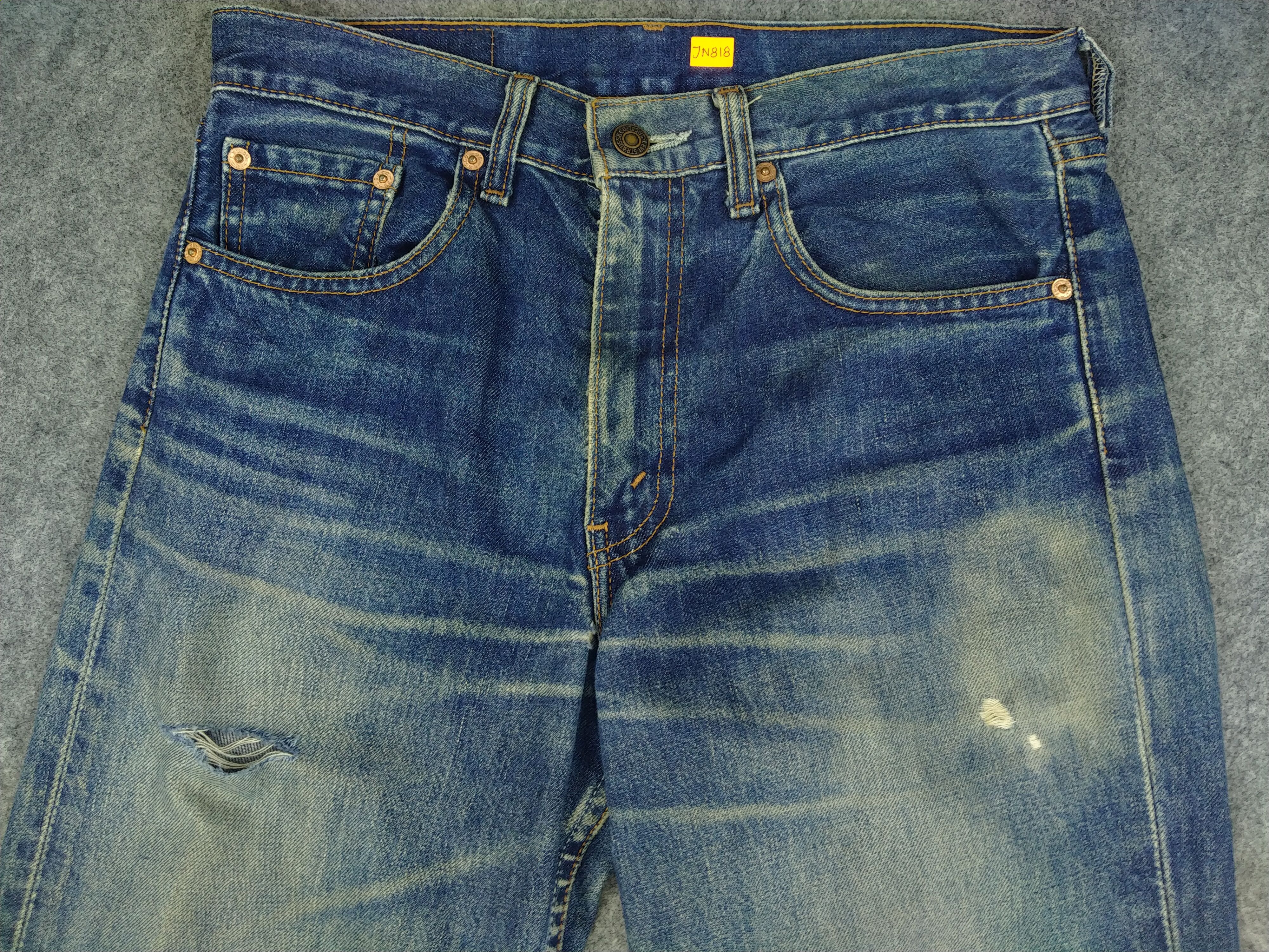 Levi's Dirty Blue Vintage Levi's 508 Denim 31x34.5 -JN818 Size US 31 - 3 Thumbnail