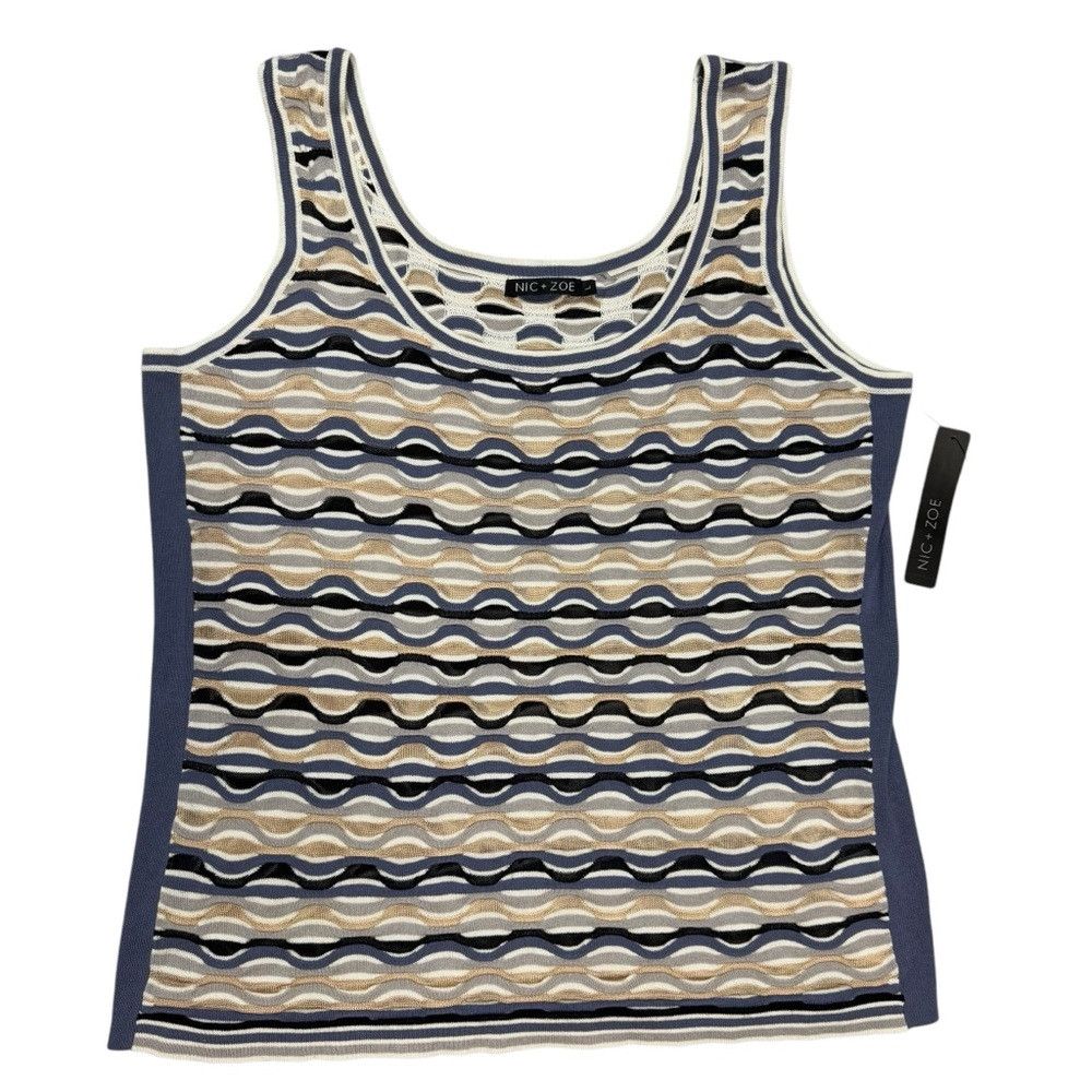 NIC+ZOE NWT New $108 Nic+Zoe Knit Tank Top Size L Size L / US 10 / IT 46 - 5 Thumbnail