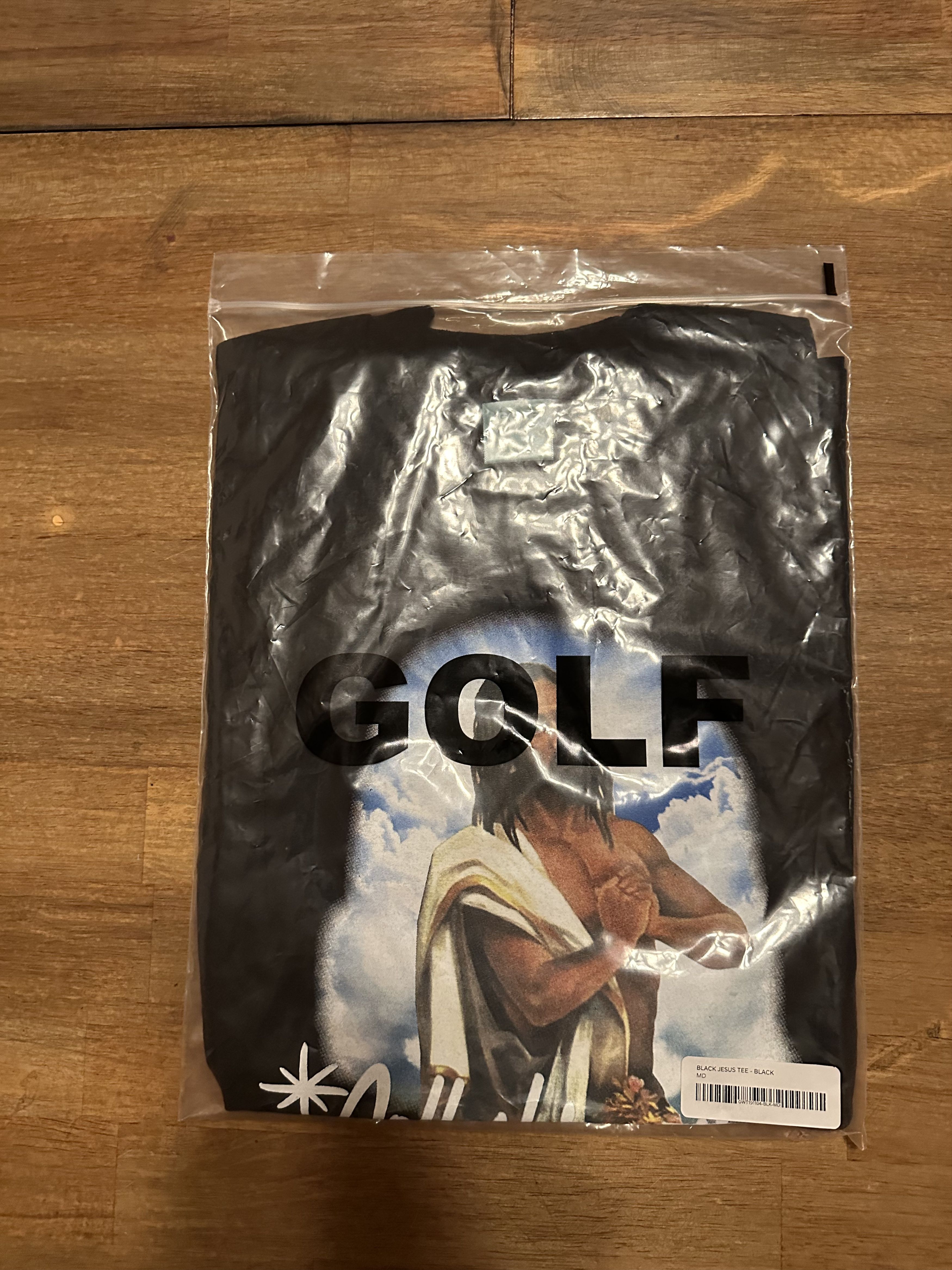 Golf Wang Black Jesus Tee Shirt - Black, Medium Size US M / EU 48-50 / 2 - 4 Thumbnail