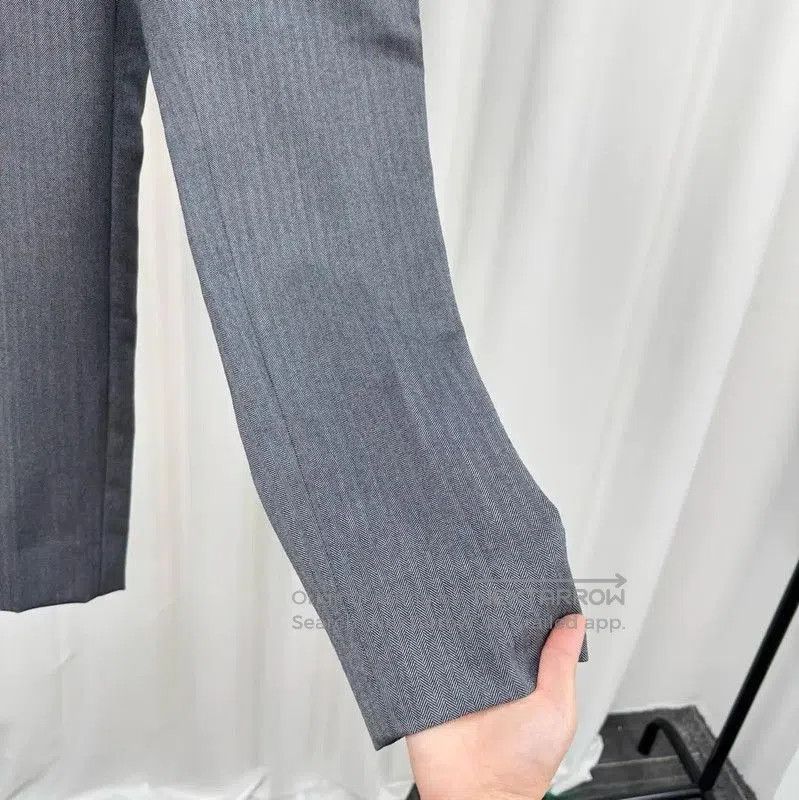 Other Thom Browne Men's Gray Wool Striped Pants . Size US 28 / EU 44 - 4 Thumbnail