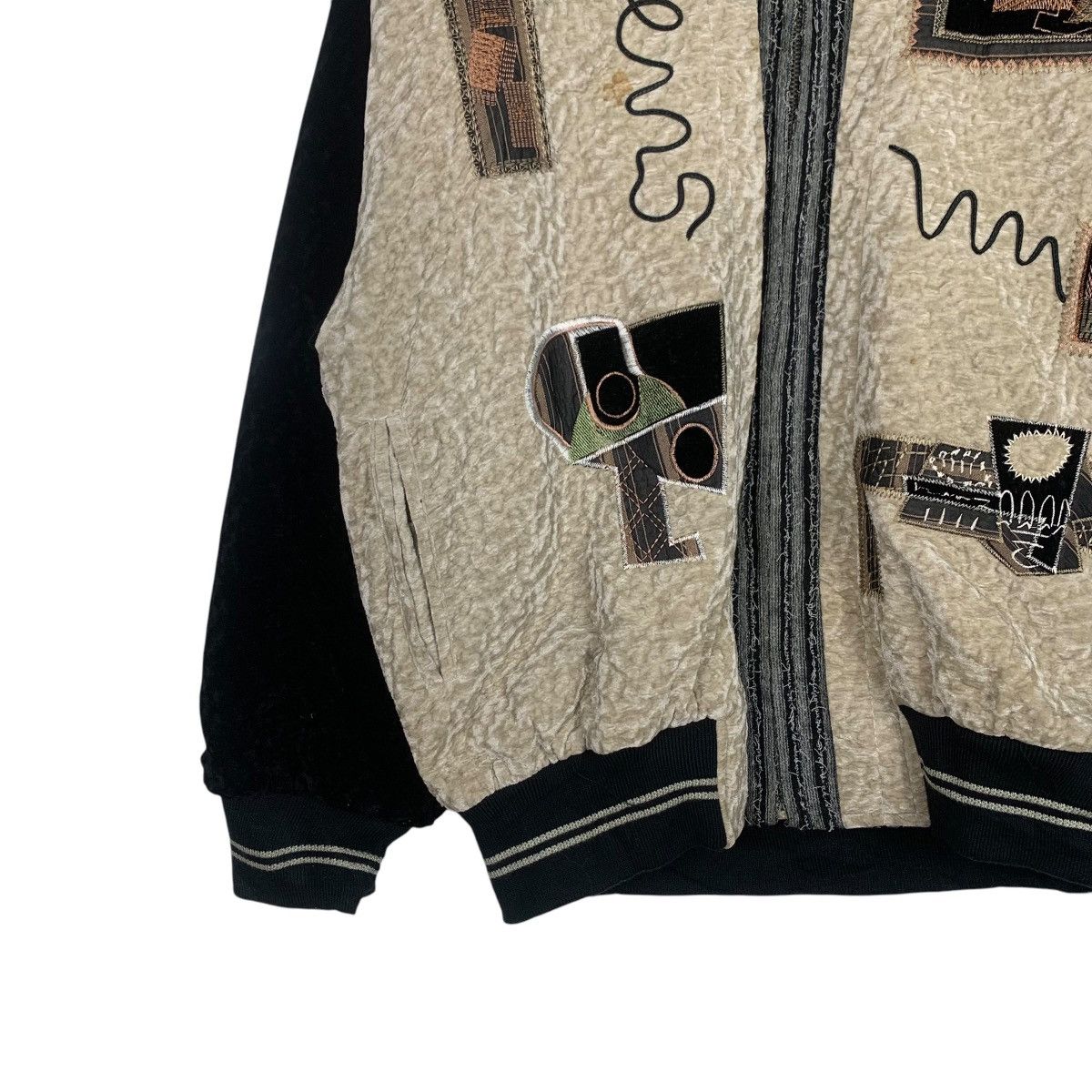 Japanese Brand JYE SHIUN Art Design Bomber Jacket #1794-C15 Size US L / EU 52-54 / 3 - 3 Thumbnail