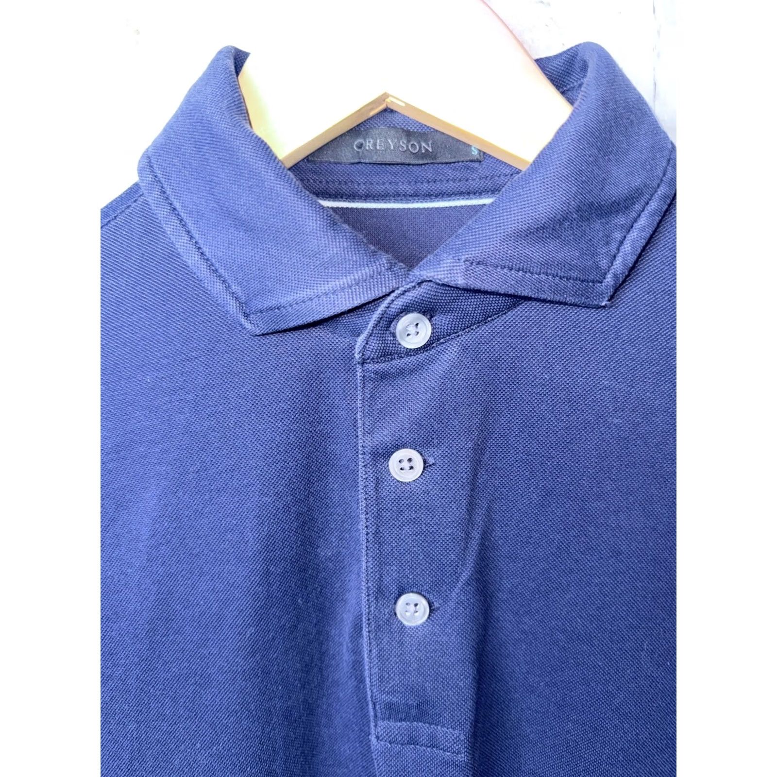 Vintage Greyson Golf Polo Shirt Men’s Small NAVY BLUE Peru Size US S / EU 44-46 / 1 - 2 Thumbnail