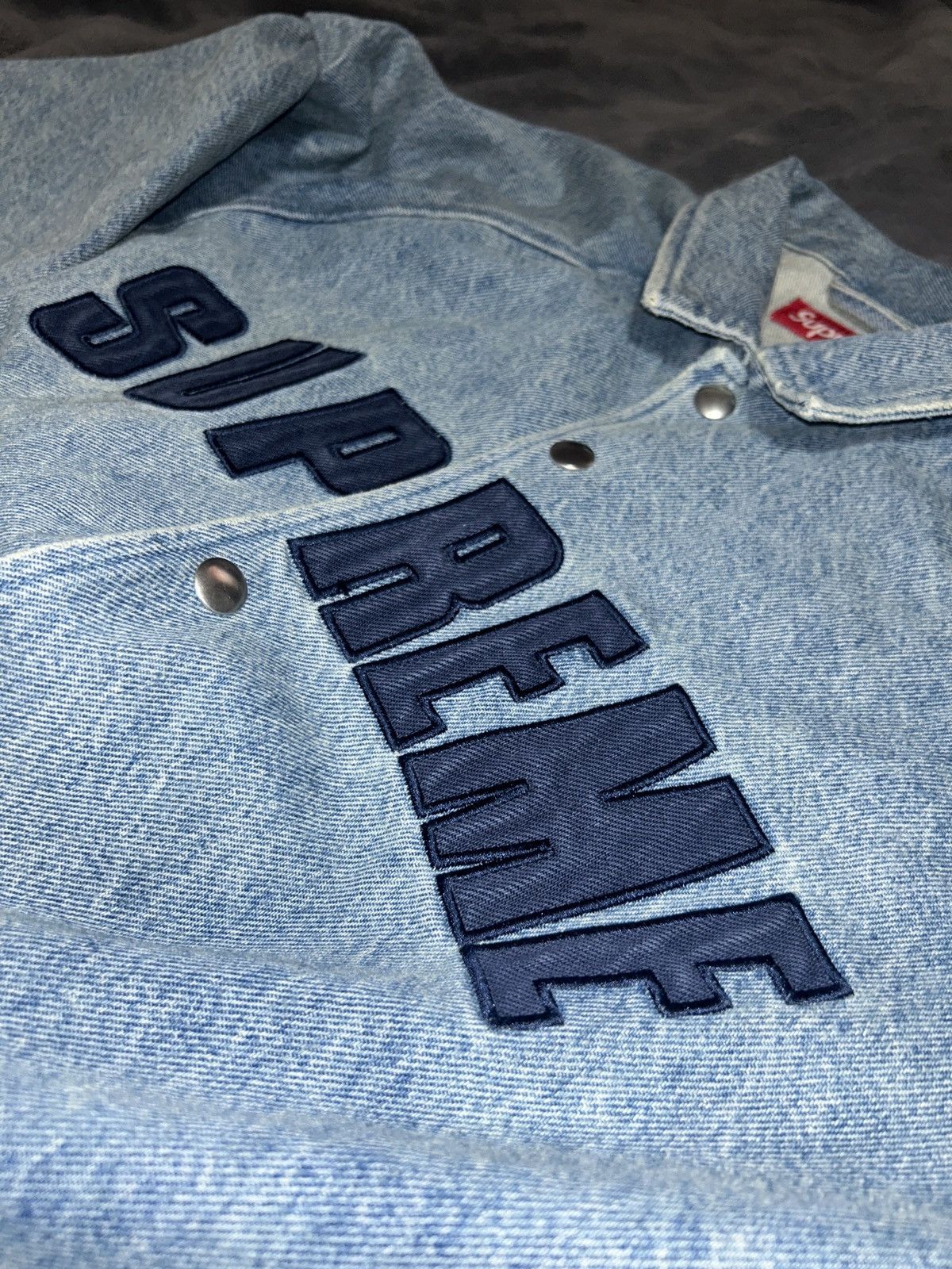Supreme Supreme arc denim coaches jacket large denim blue Size US L / EU 52-54 / 3 - 4 Thumbnail