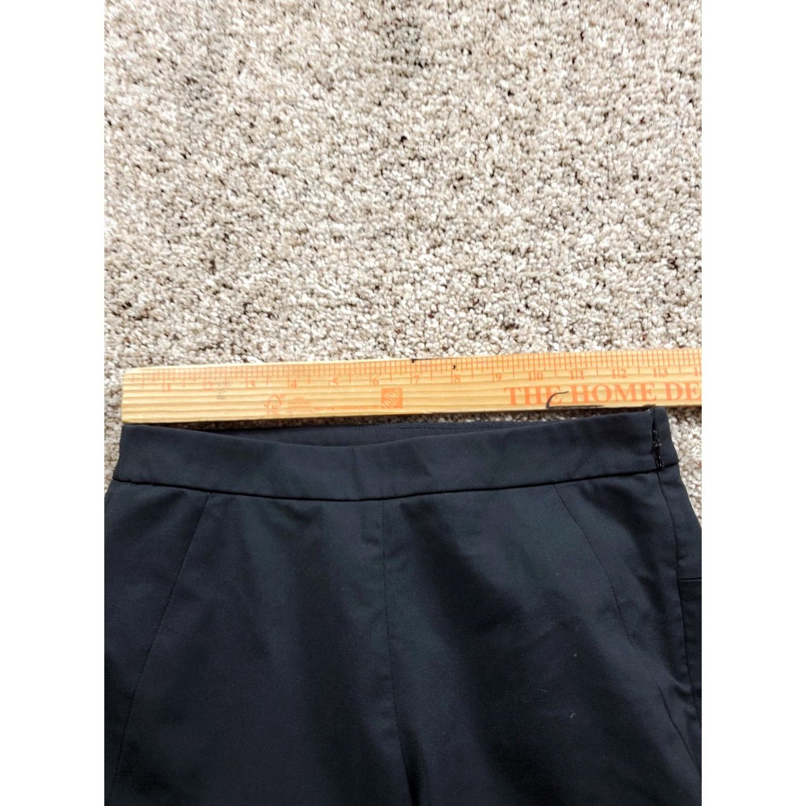 Vintage Ministry of Supply Pants Womens 00 Black Slim Fit Stretch Dress Office Side Zip Ankle Pocket Mid Rise 27.5in Chino Workwear Mens Womens? Size 24" / US 00 / IT 34 - 5 Thumbnail