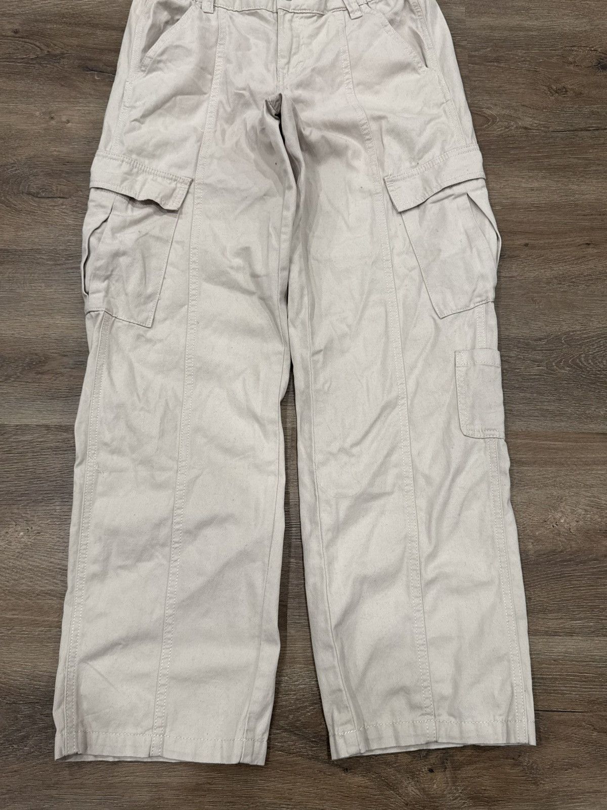 Other Refuge Beige Cargo Pants | Utility Workwear Pants Size US 32 / EU 48 - 3 Thumbnail