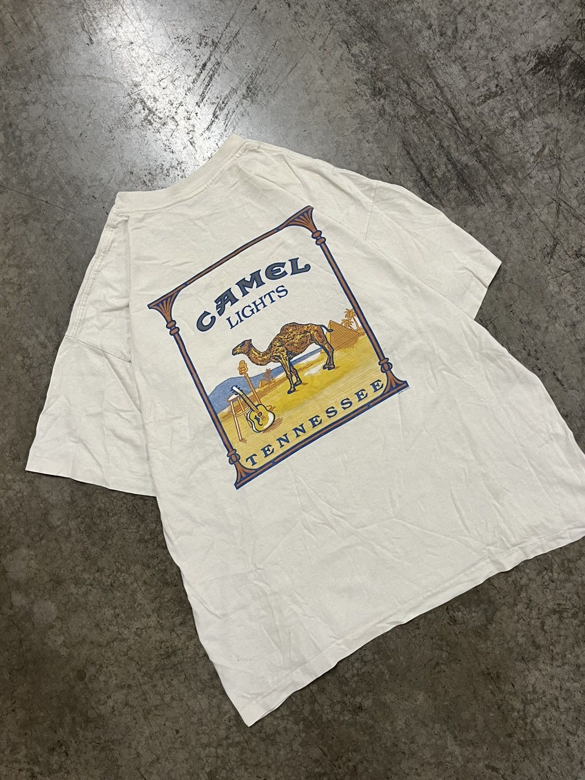 Camel Vintage camel cigarettes pocket tee faded streetwear hype Size US XL / EU 56 / 4 - 2 Thumbnail