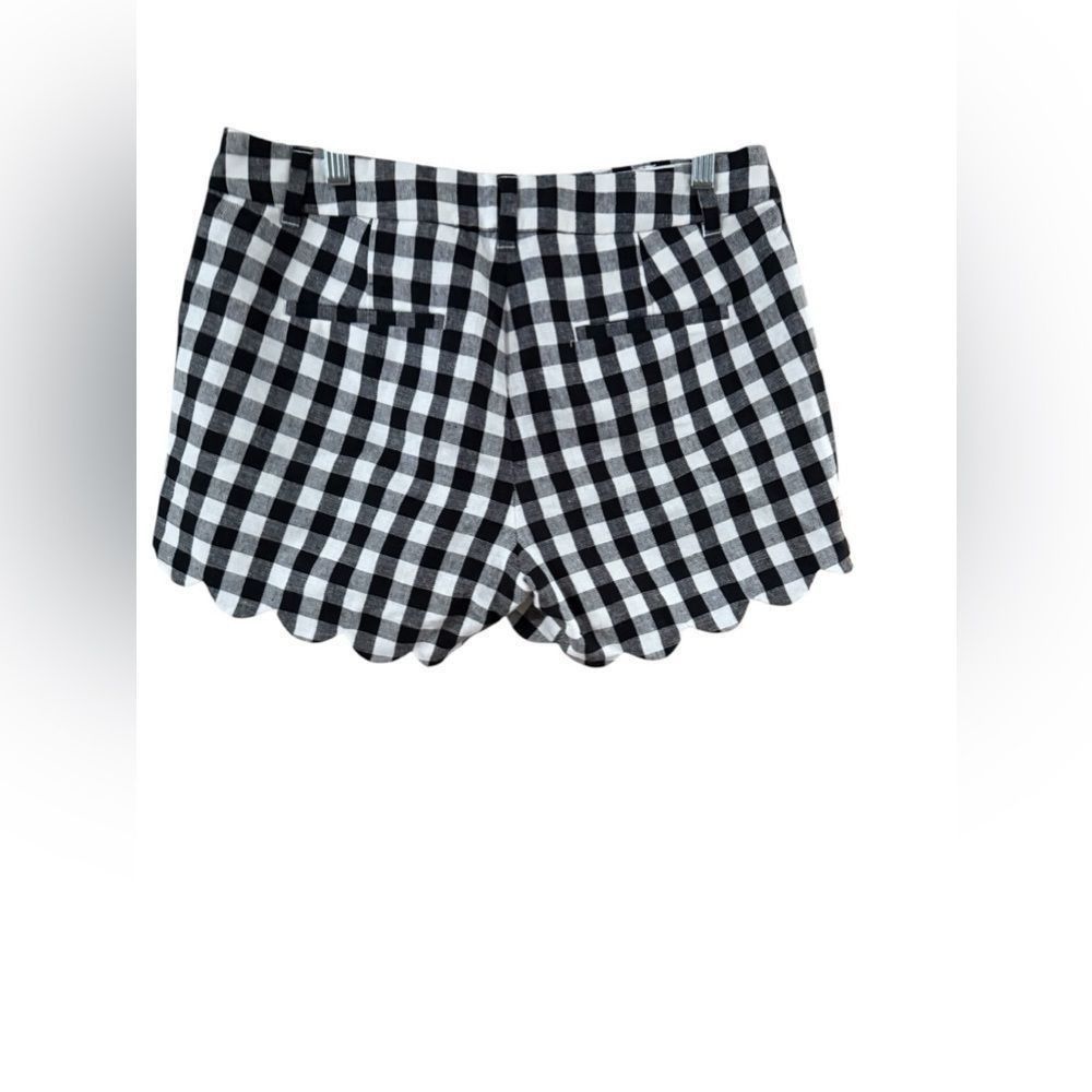 Other NWOTJ crew size 4, black-and-whitel gingham linen shorts Size 27" / US 4 / IT 40 - 11 Thumbnail
