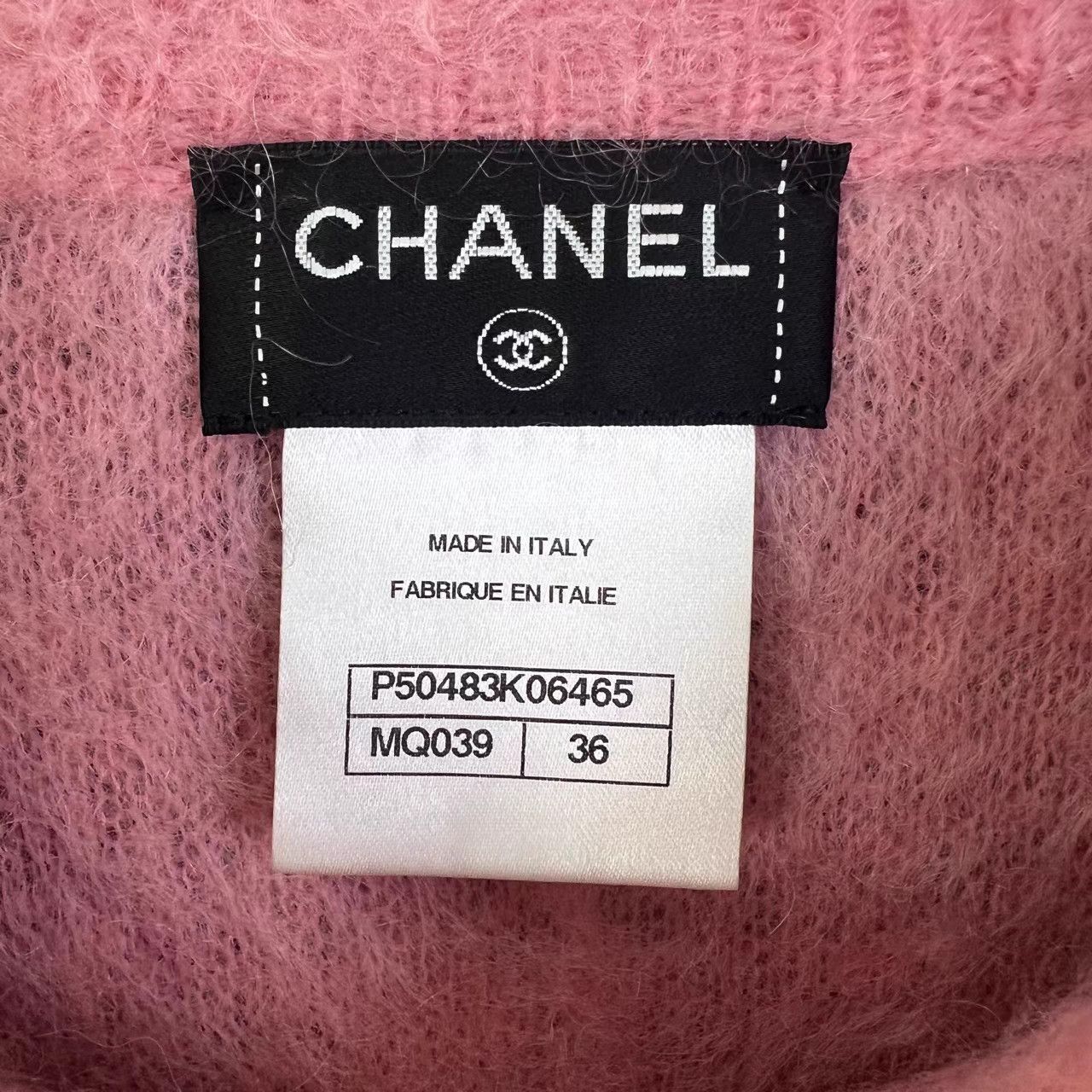 Chanel Chanel Plaid Mohair Knit Sweater K12 Size XS / US 0-2 / IT 36-38 - 8 Thumbnail