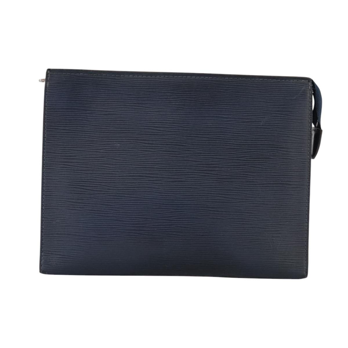 Louis Vuitton Trousse De Toilette Navy Leather Clutch Bag (Pre-Owned) Size ONE SIZE - 1 Thumbnail
