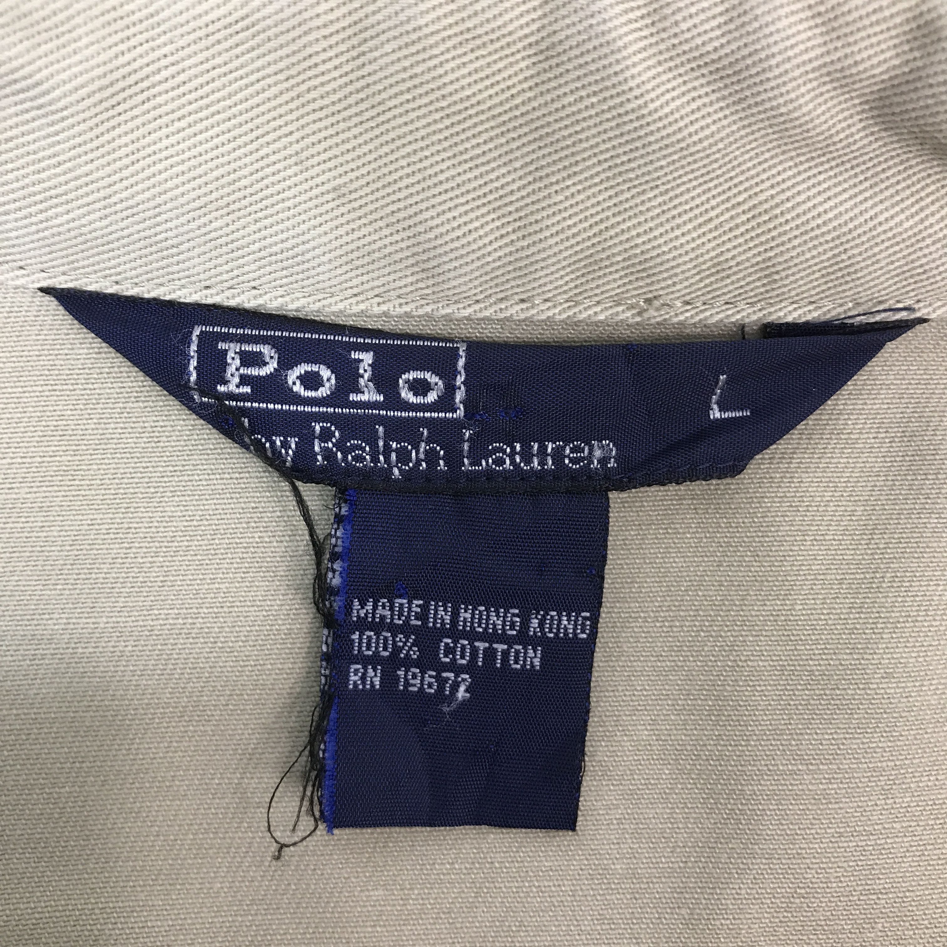 Polo Ralph Lauren POLO RALPH LAUREN KHAKI ZIPPER JACKET Size US L / EU 52-54 / 3 - 13 Thumbnail