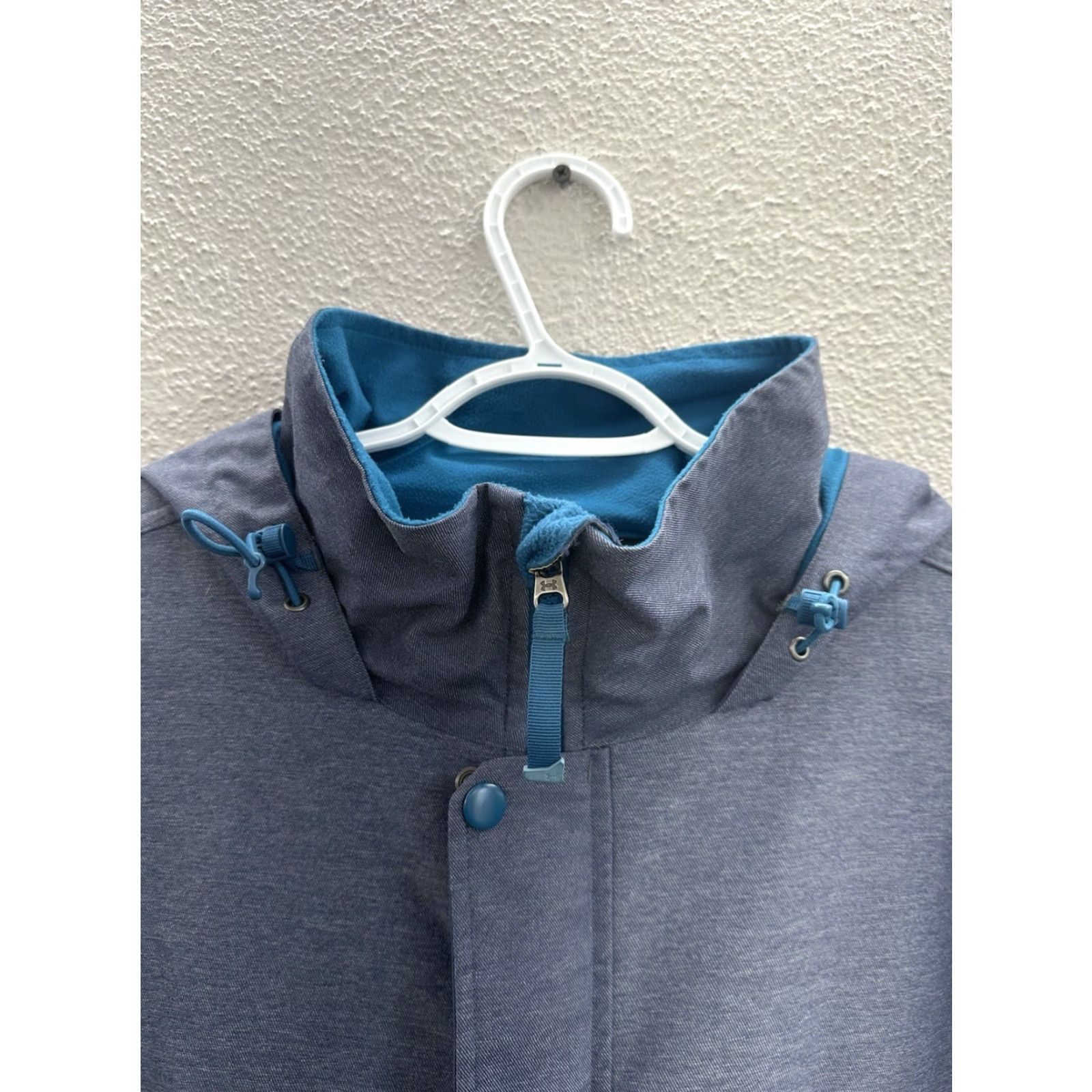 Under Armour Under Armour MTN Mens Jacket Size 2XL Blue Zip Up Hooded Snow Ski Fleece Lined Jacket Size US XXL / EU 58 / 5 - 4 Thumbnail