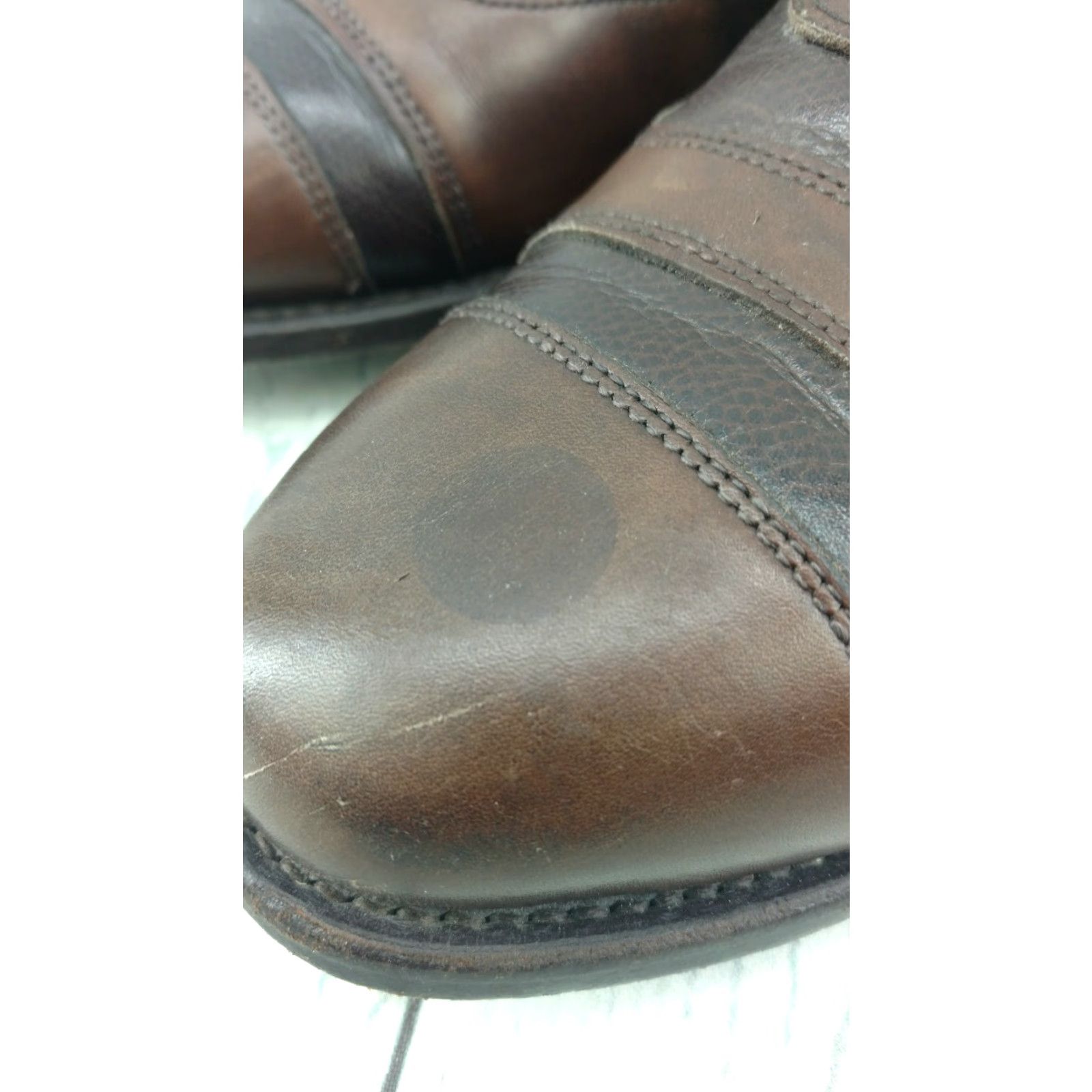 Allen Edmonds Allen Edmonds Oxfords Dress Brown Cap Toe Two Tone Leather Size 9.5 Mens Shoes Size ONE SIZE - 5 Thumbnail