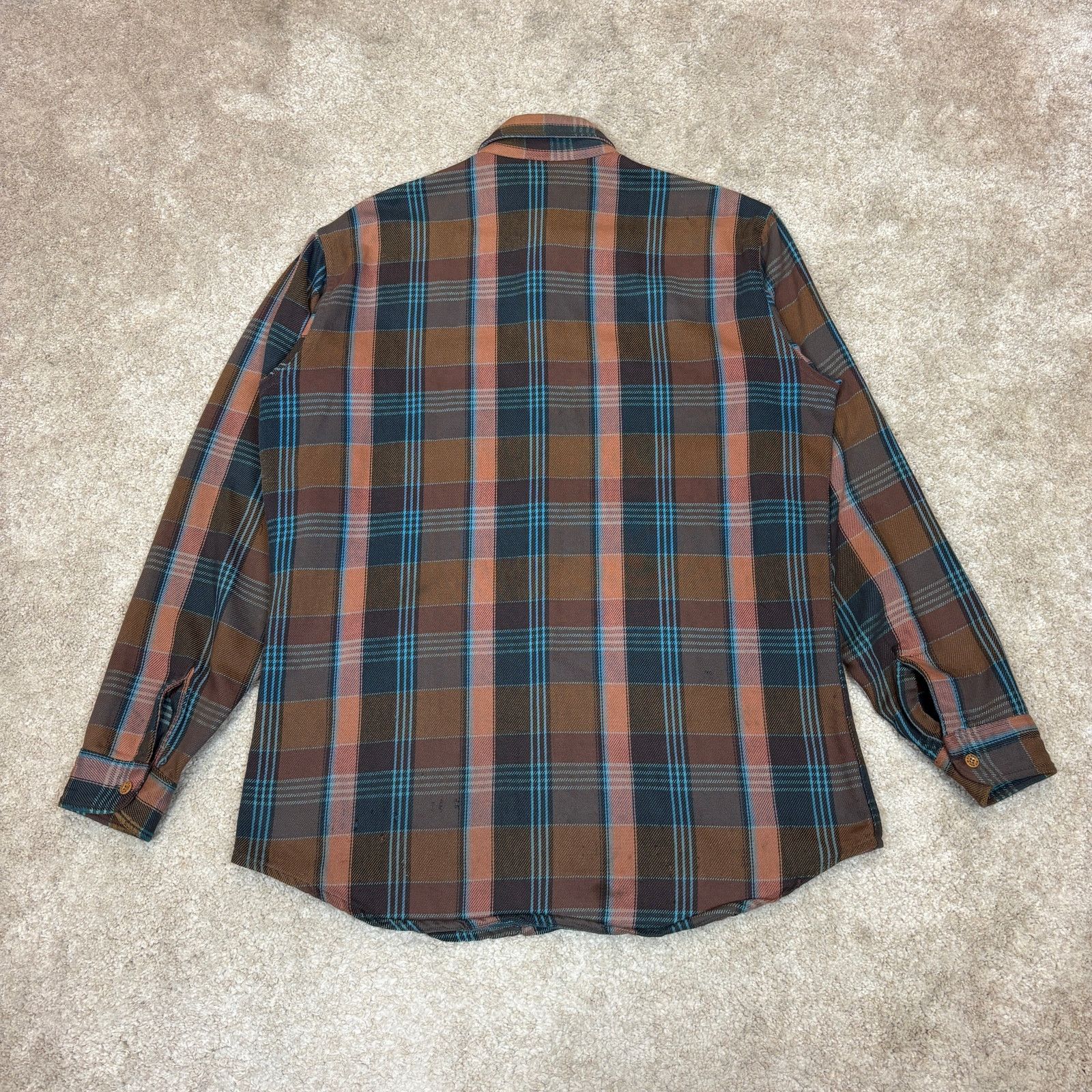 Big Mac × Vintage Vintage 70s 80s Big Mac JC Penney Flannel Men's XL Workwear Size US XL / EU 56 / 4 - 3 Thumbnail