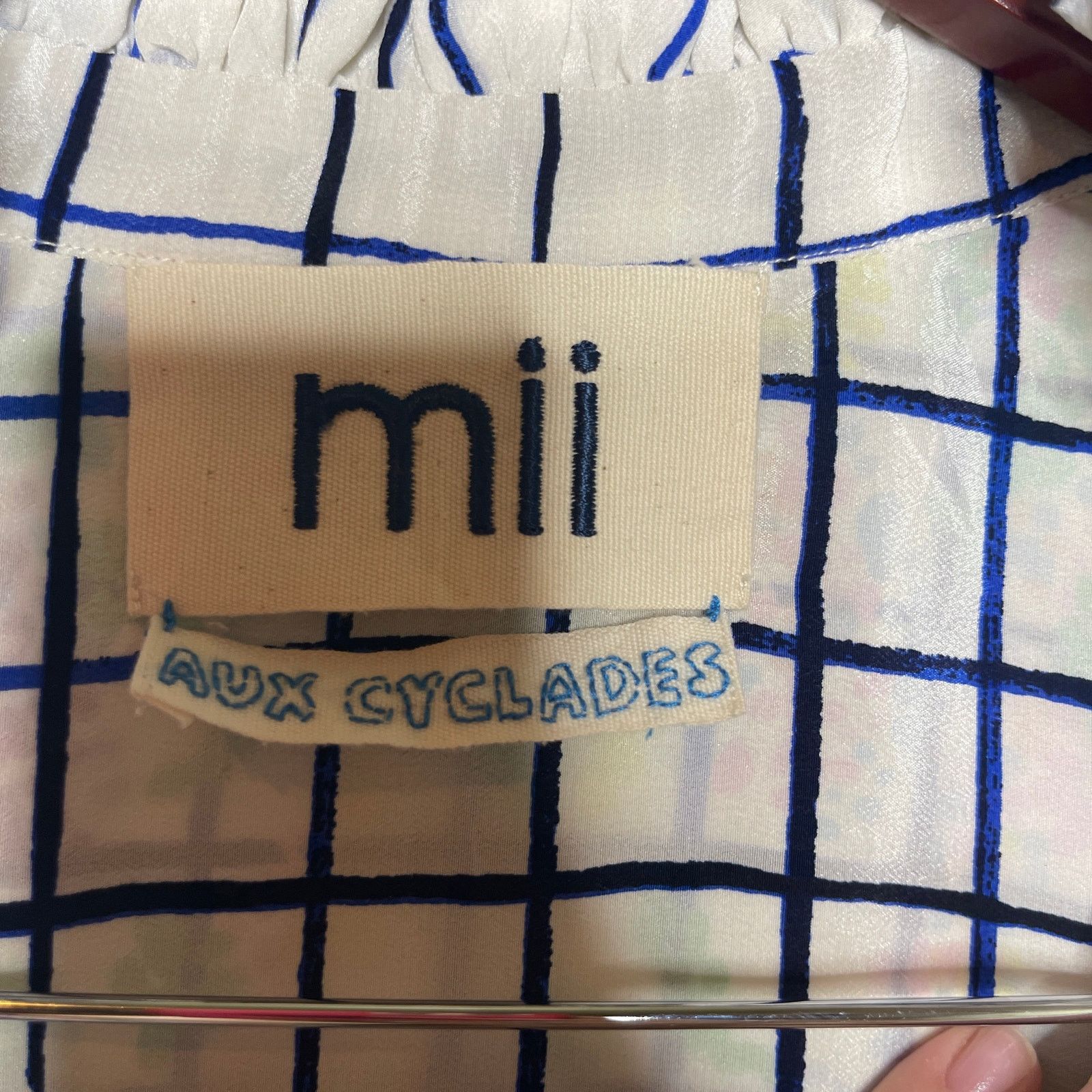 Other MII Collection 100% silk printed Japanese Sakura blouse sz S Size S / US 4 / IT 40 - 2 Thumbnail