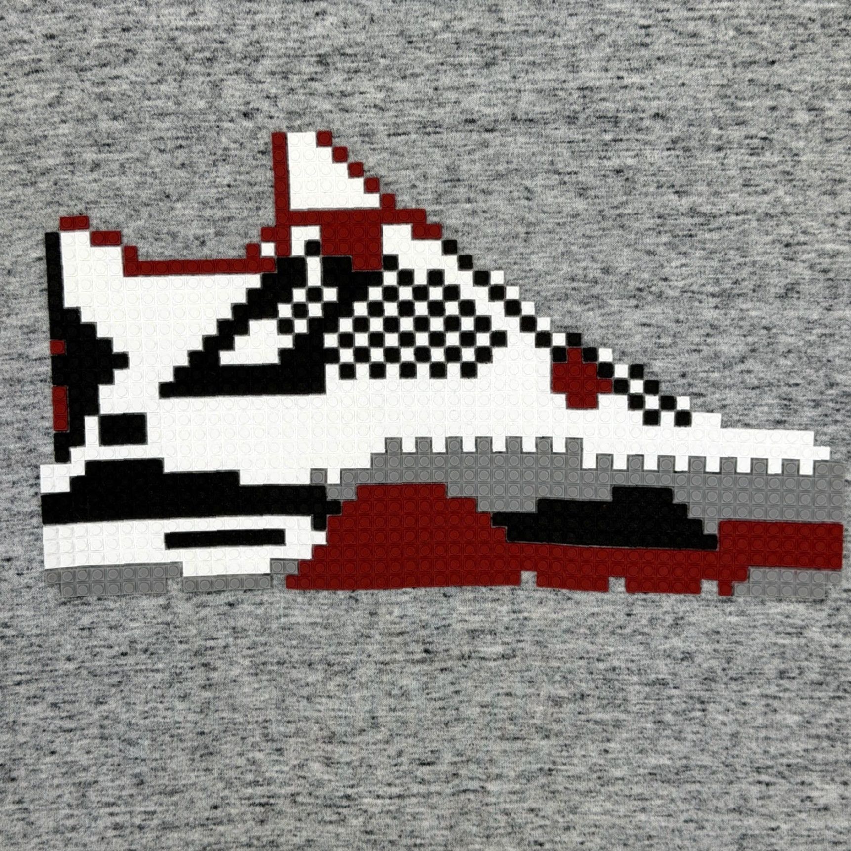 Mostly Heard Rarely Seen Mostly Heard Rarely Seen Mens T-Shirt Graphic Print Pixel Sneaker Grey Large Size US L / EU 52-54 / 3 - 2 Thumbnail