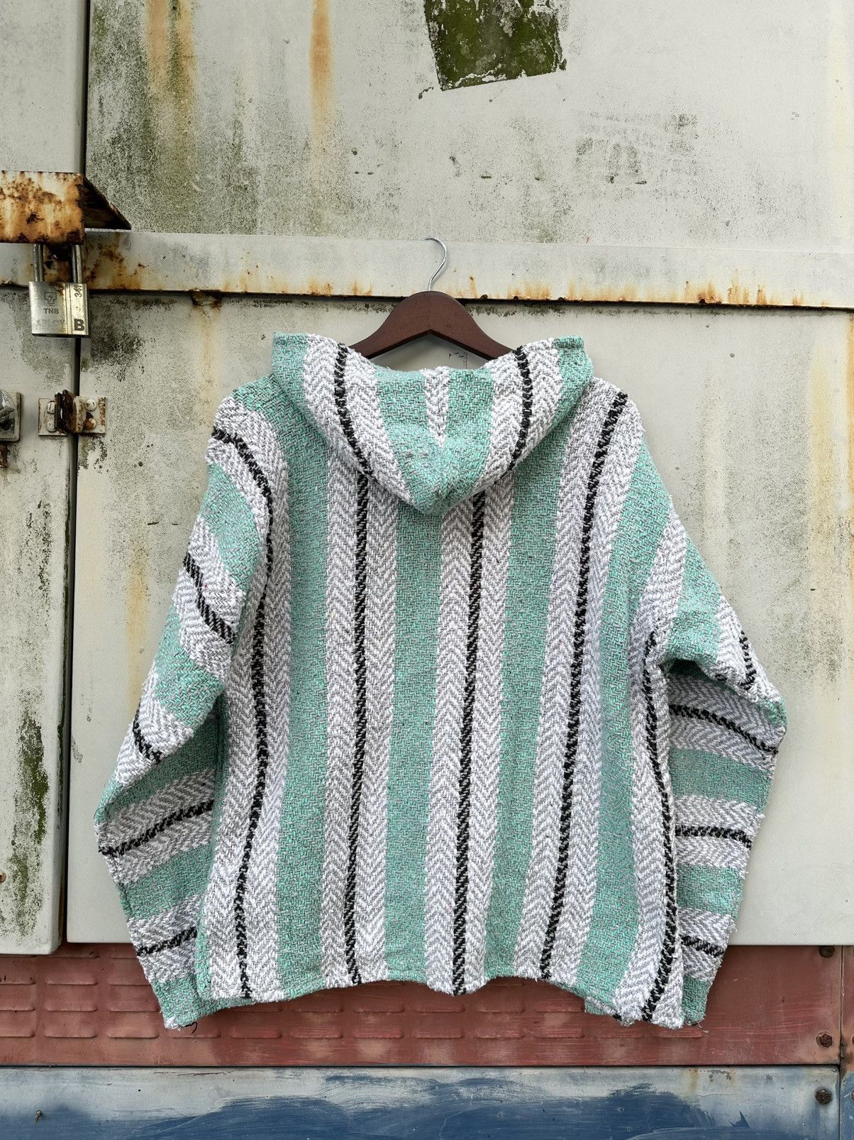 Earth Ragz 👹Vintage Earth Ragz Mexican Baja Drug Rug Pullover Jacket Size US M / EU 48-50 / 2 - 8 Thumbnail
