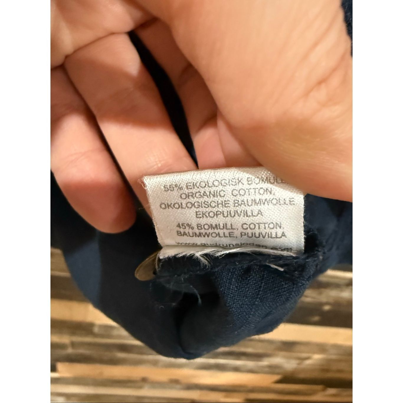 Guru Gudrun Sjödén women's blue embroidered blouse top boho lagen Size M / US 6-8 / IT 42-44 - 4 Thumbnail