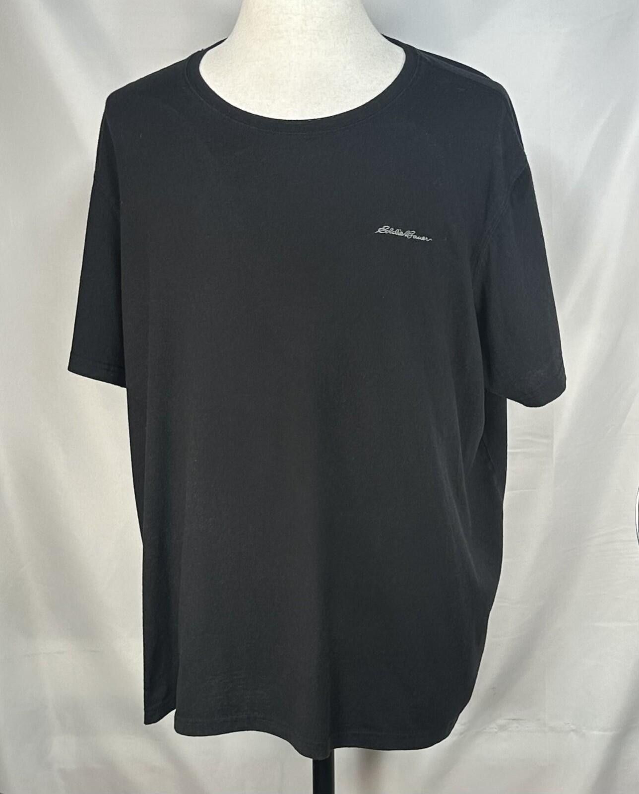 Eddie Bauer Eddie Bauer Pullover Embroidered T-Shirt Mens Black 2XL Size US XXL / EU 58 / 5 - 1 Thumbnail