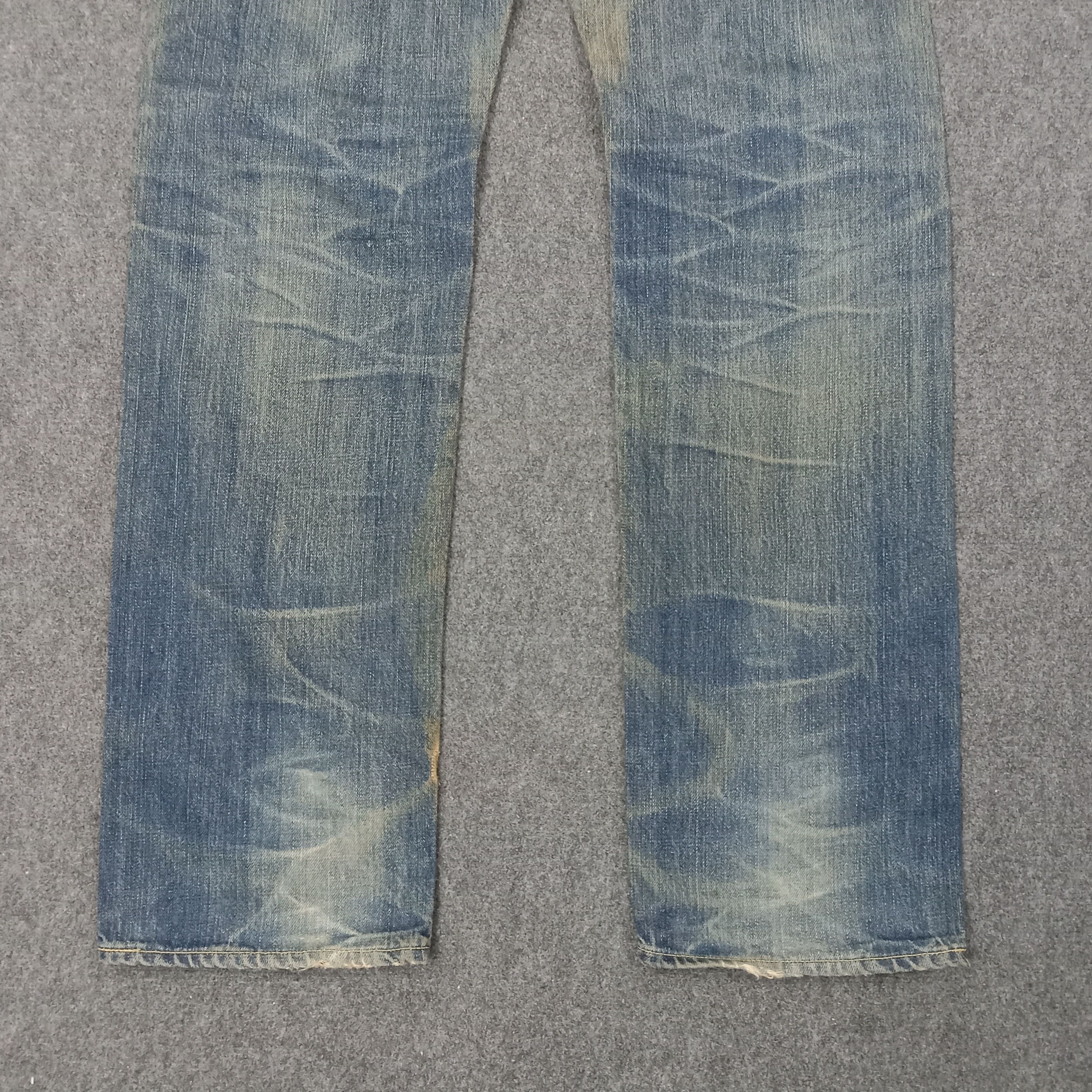 Levi's Levi's 502 Selvedge Distressed Denim Jeans C258N13 Size US 29 - 9 Thumbnail