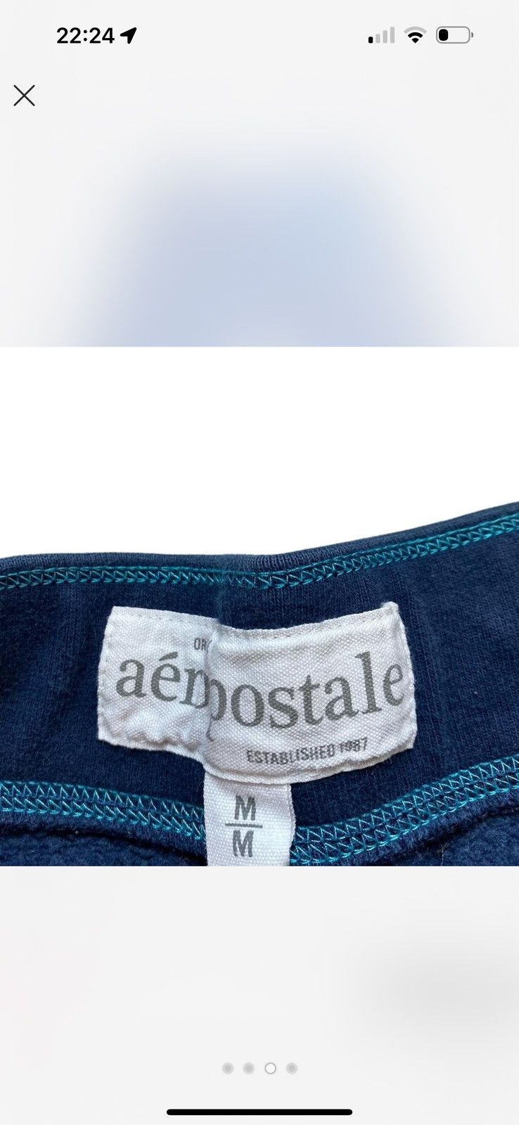 Aeropostale Y2K AEROPOSTALE 87 CAPRI SWEATPANTS SIZE M Size 28" / US 6 / IT 42 - 3 Thumbnail